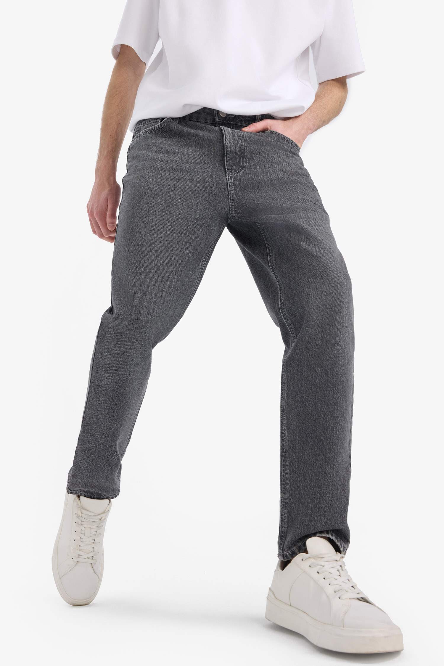 %100 Pamuk 90's Slim Fit Dar Kalıp Yüksek Bel Dar Paça Jean Pantolon