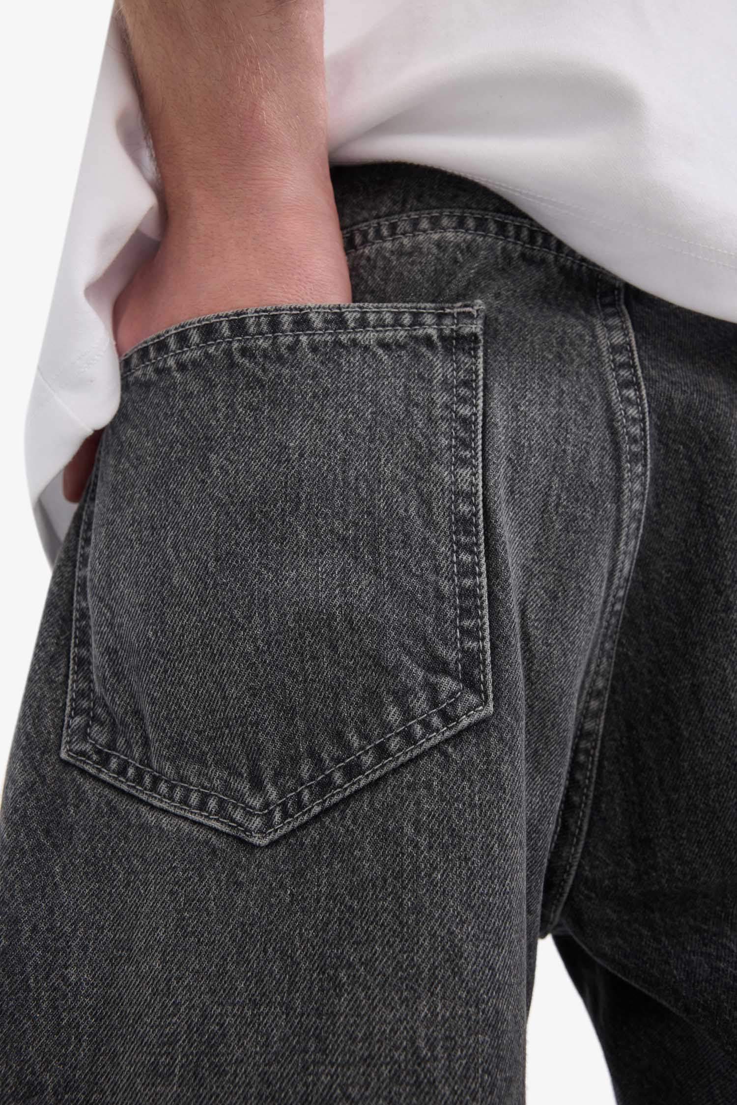 %100 Pamuk 90's Slim Fit Dar Kalıp Yüksek Bel Dar Paça Jean Pantolon