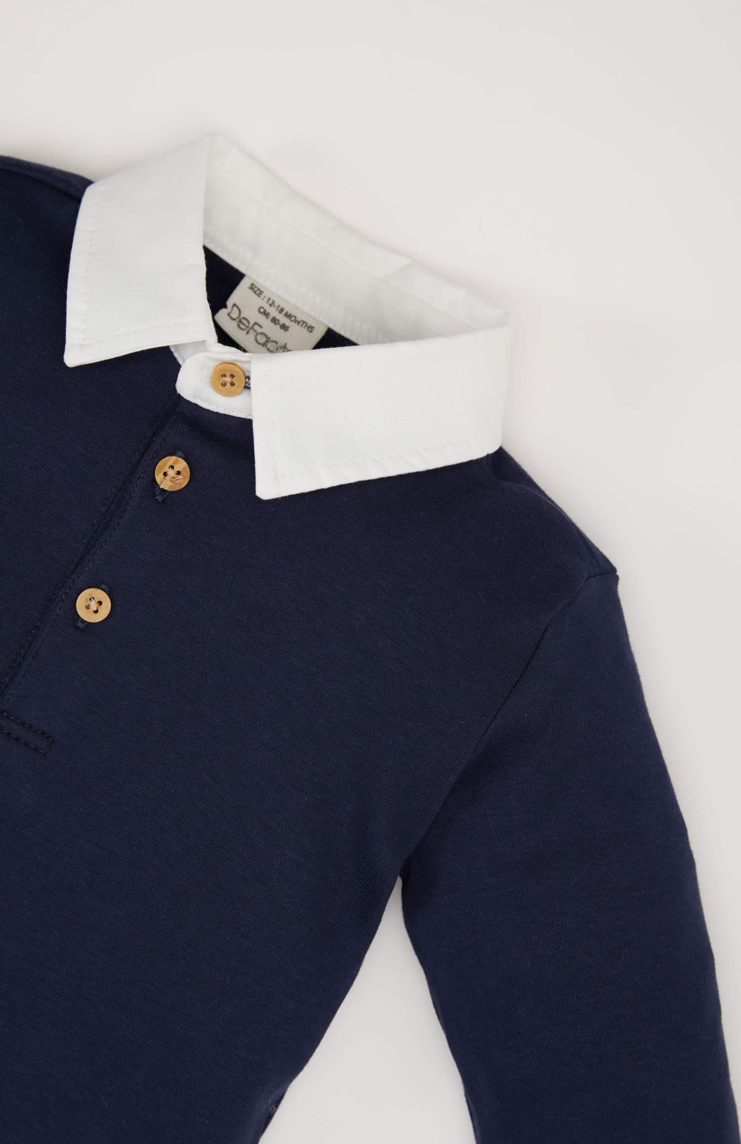 Baby Boy Shirt Collar Long Sleeve T-Shirt