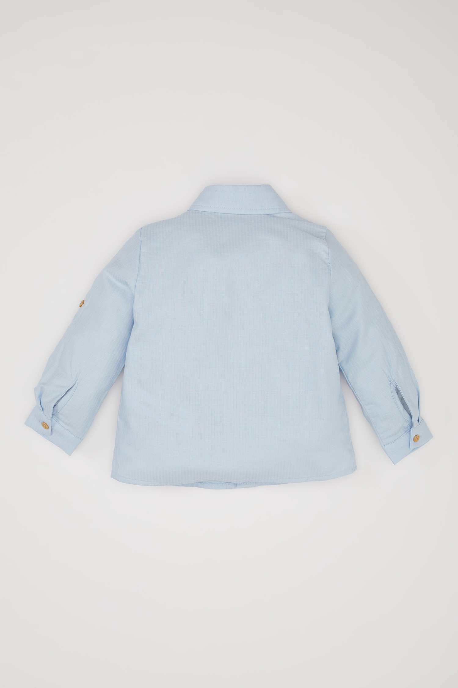 Erkek Bebek Jakarlı Uzun Kollu Gömlek