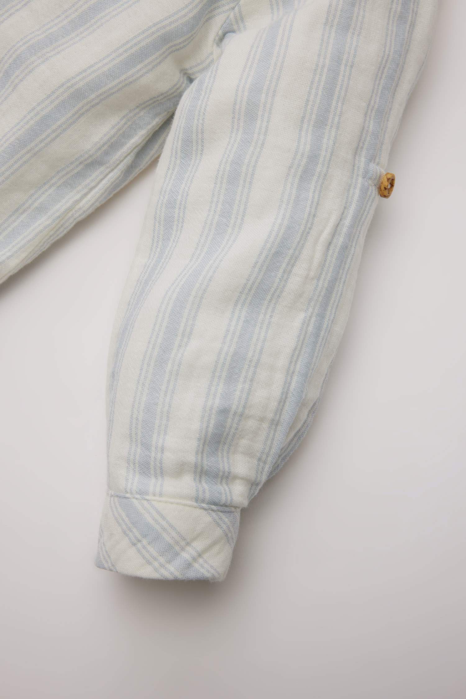 Erkek Bebek Çizgili Uzun Kollu Gömlek