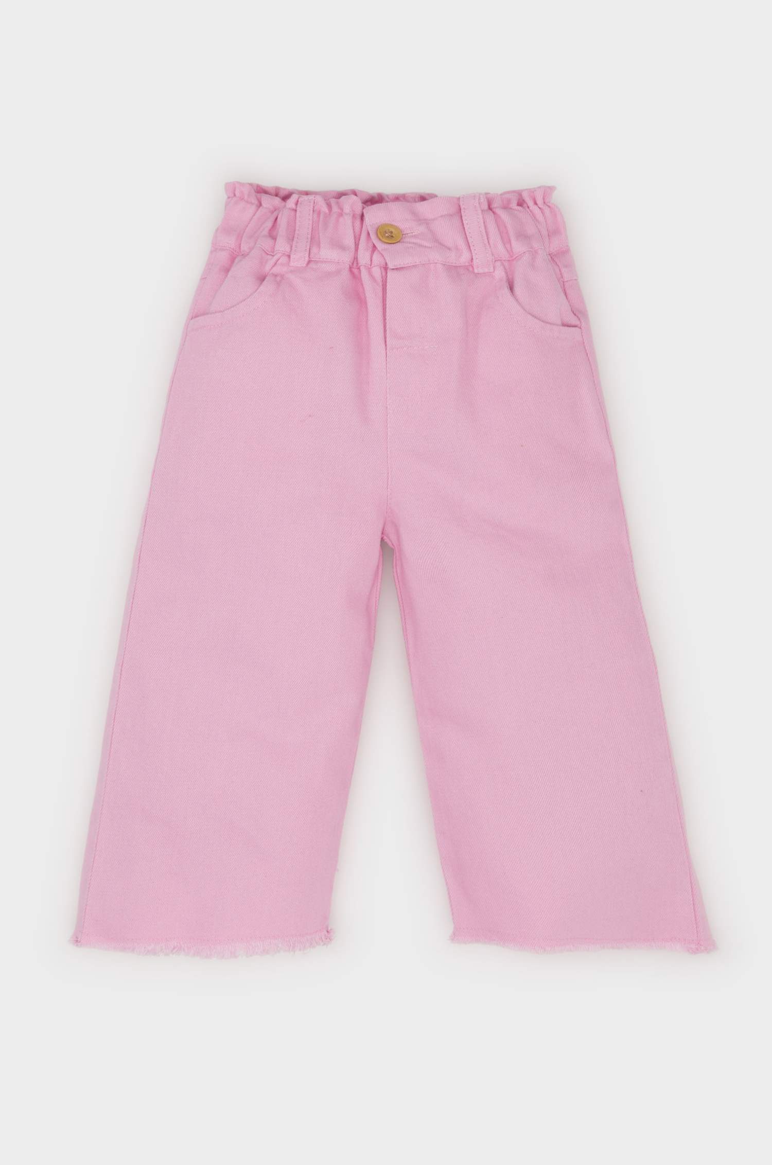 Kız Bebek Wide Leg Geniş Bol Paça Gabardin Pantolon