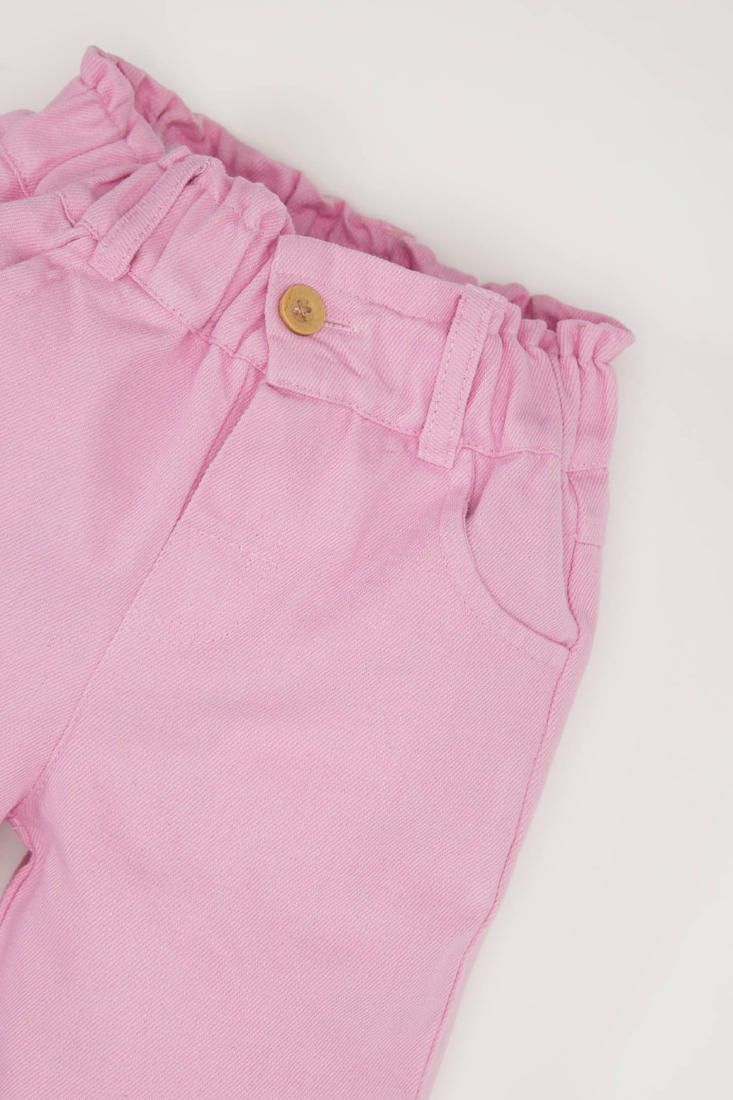 Kız Bebek Wide Leg Geniş Bol Paça Gabardin Pantolon