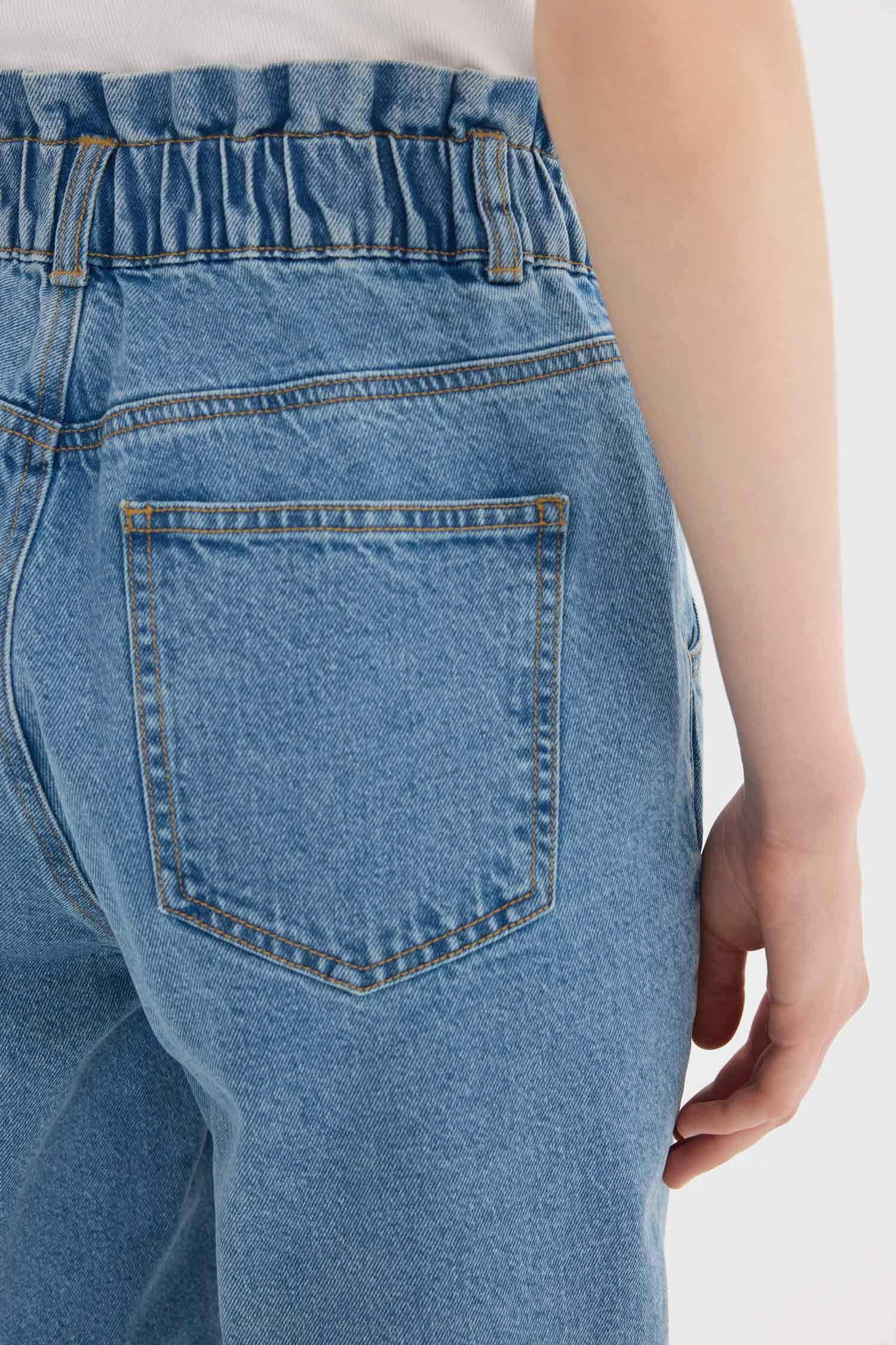 سروال جينز بيبرباج بخصر عالي