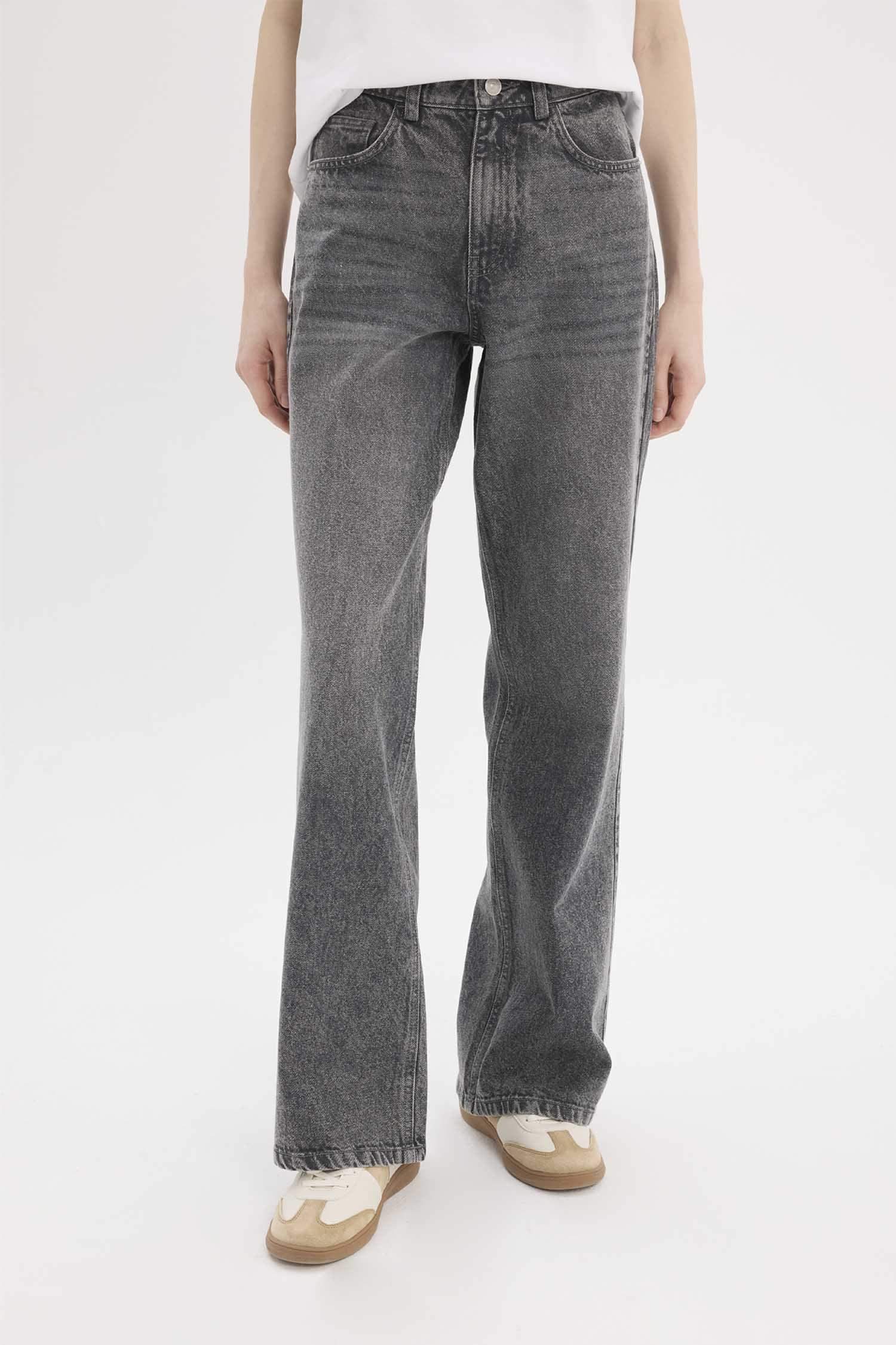 Таңдай Кең деним Шалбар