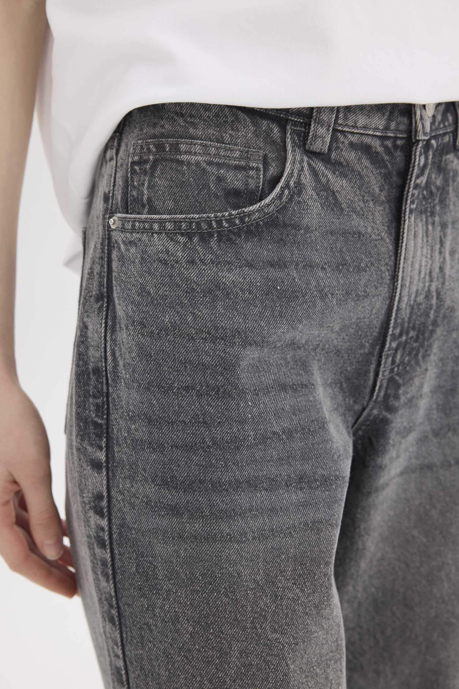 Таңдай Кең деним Шалбар