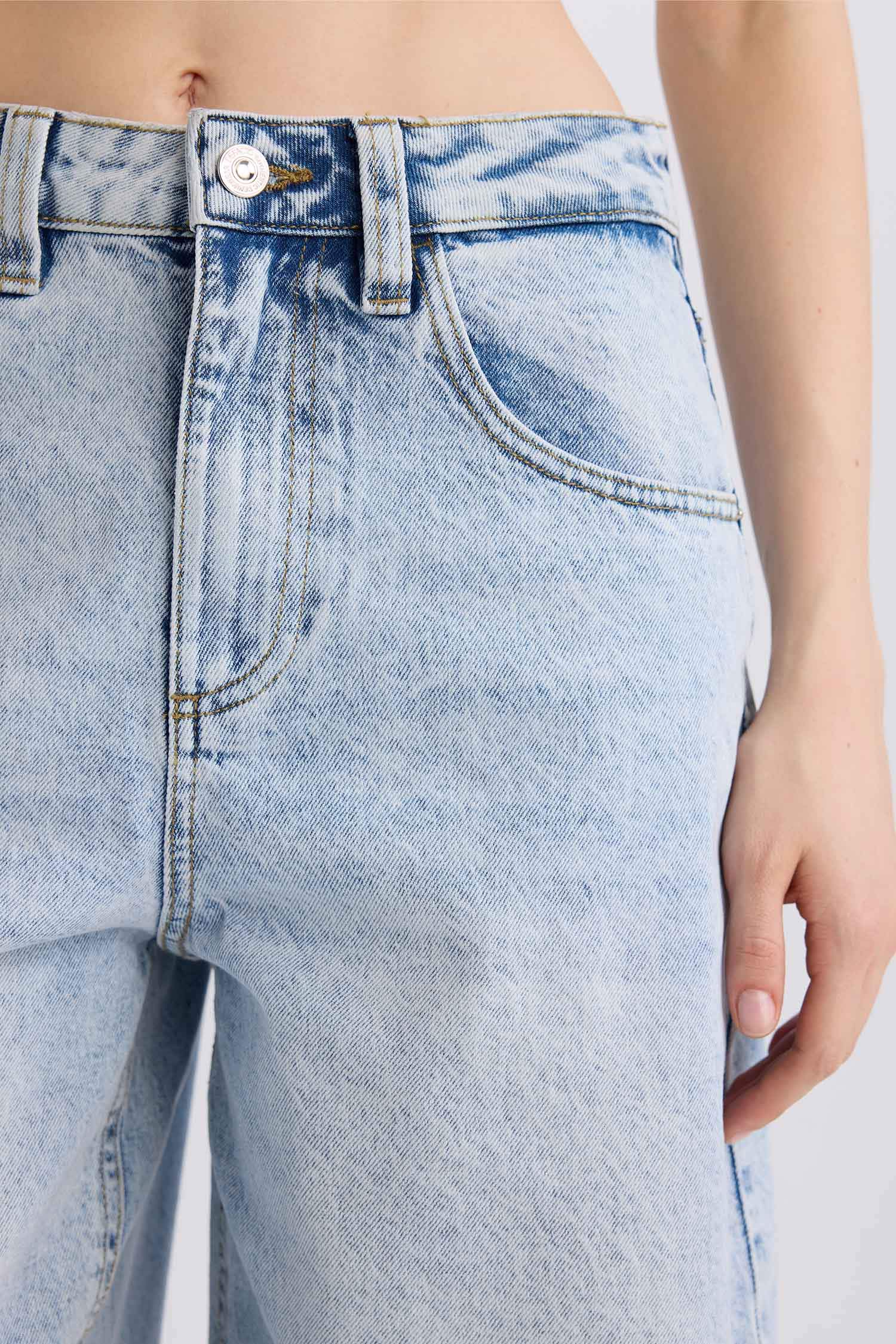 багги деним Шалбар