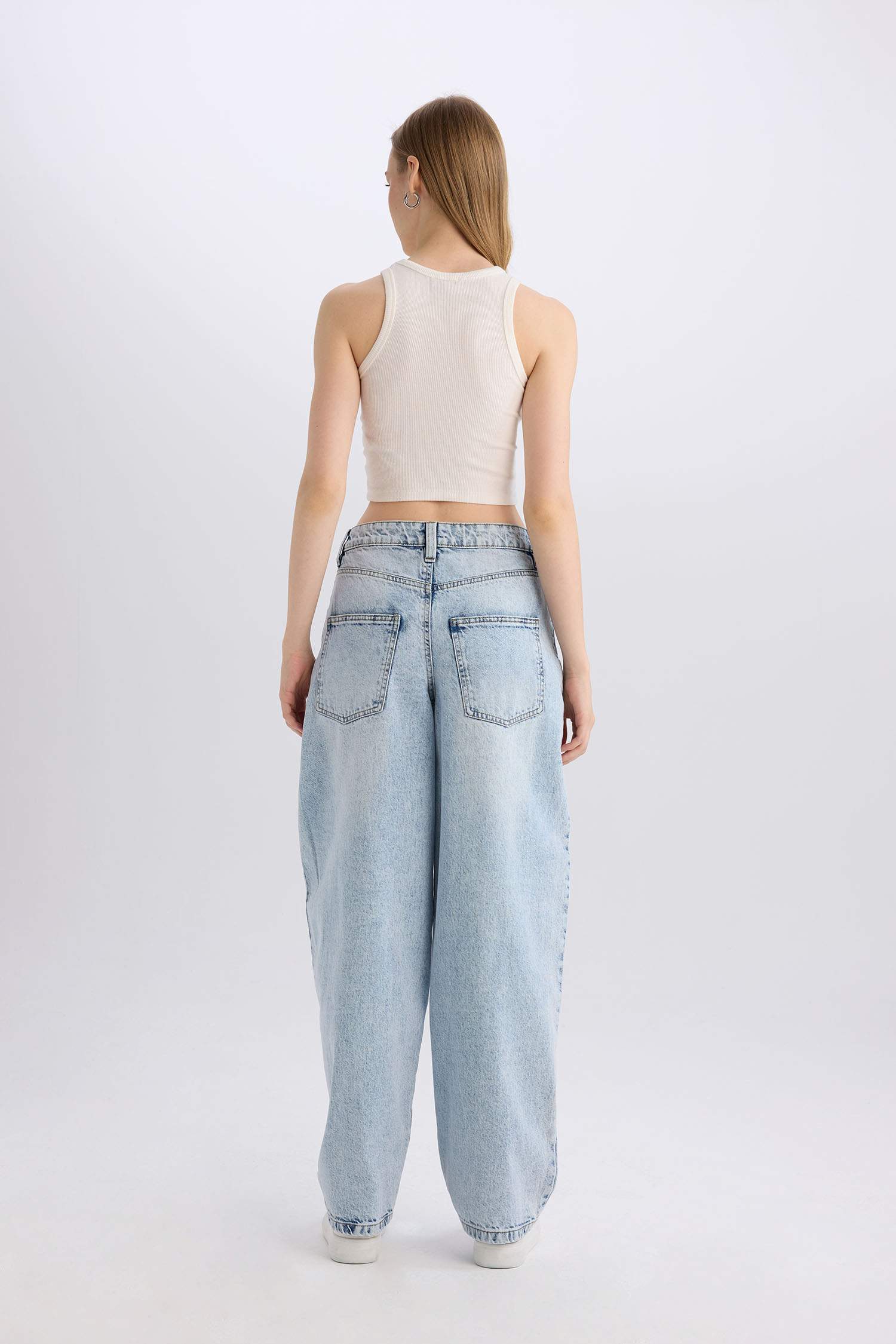 багги деним Шалбар