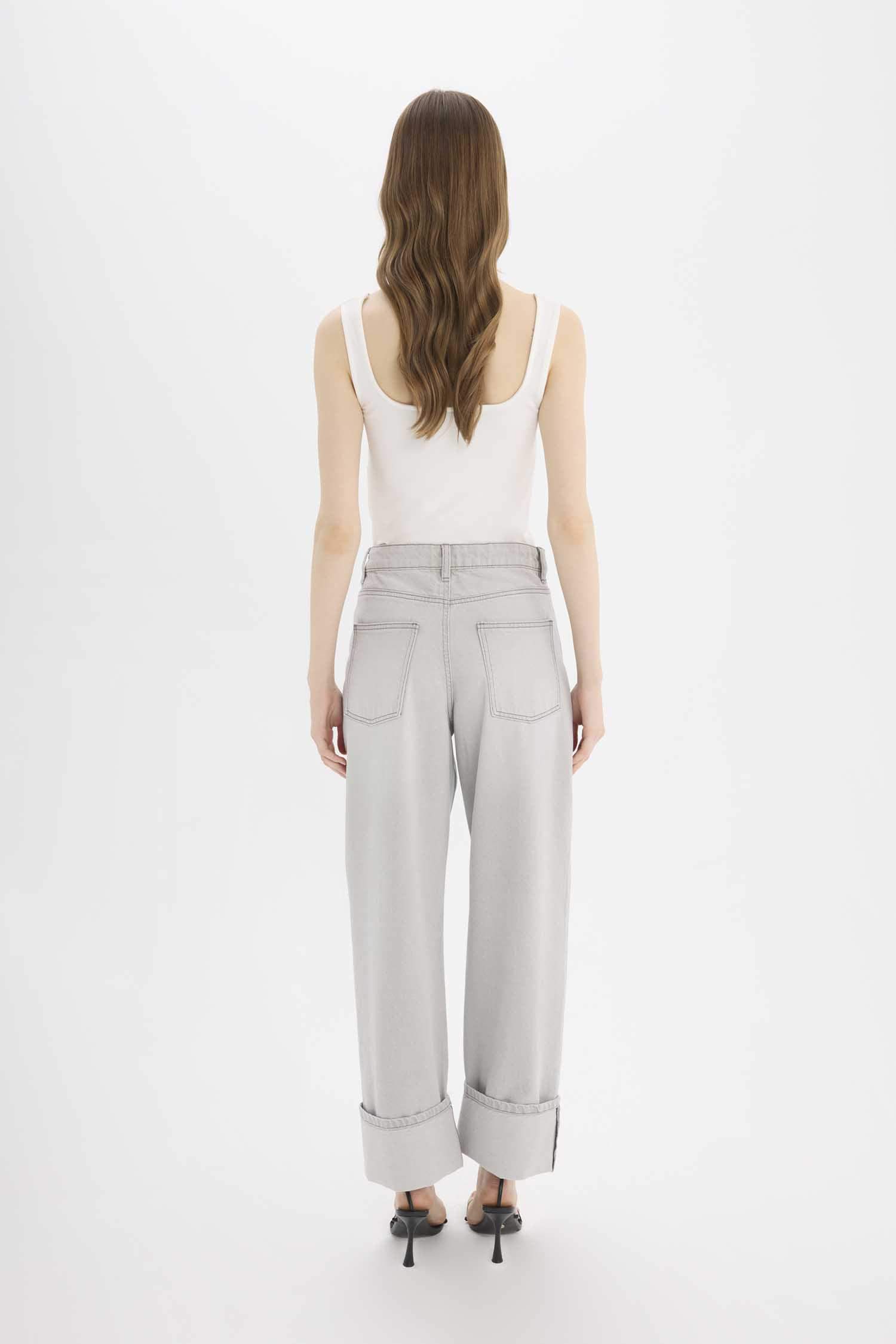 релакс пішімі деним турн ап Шалбар