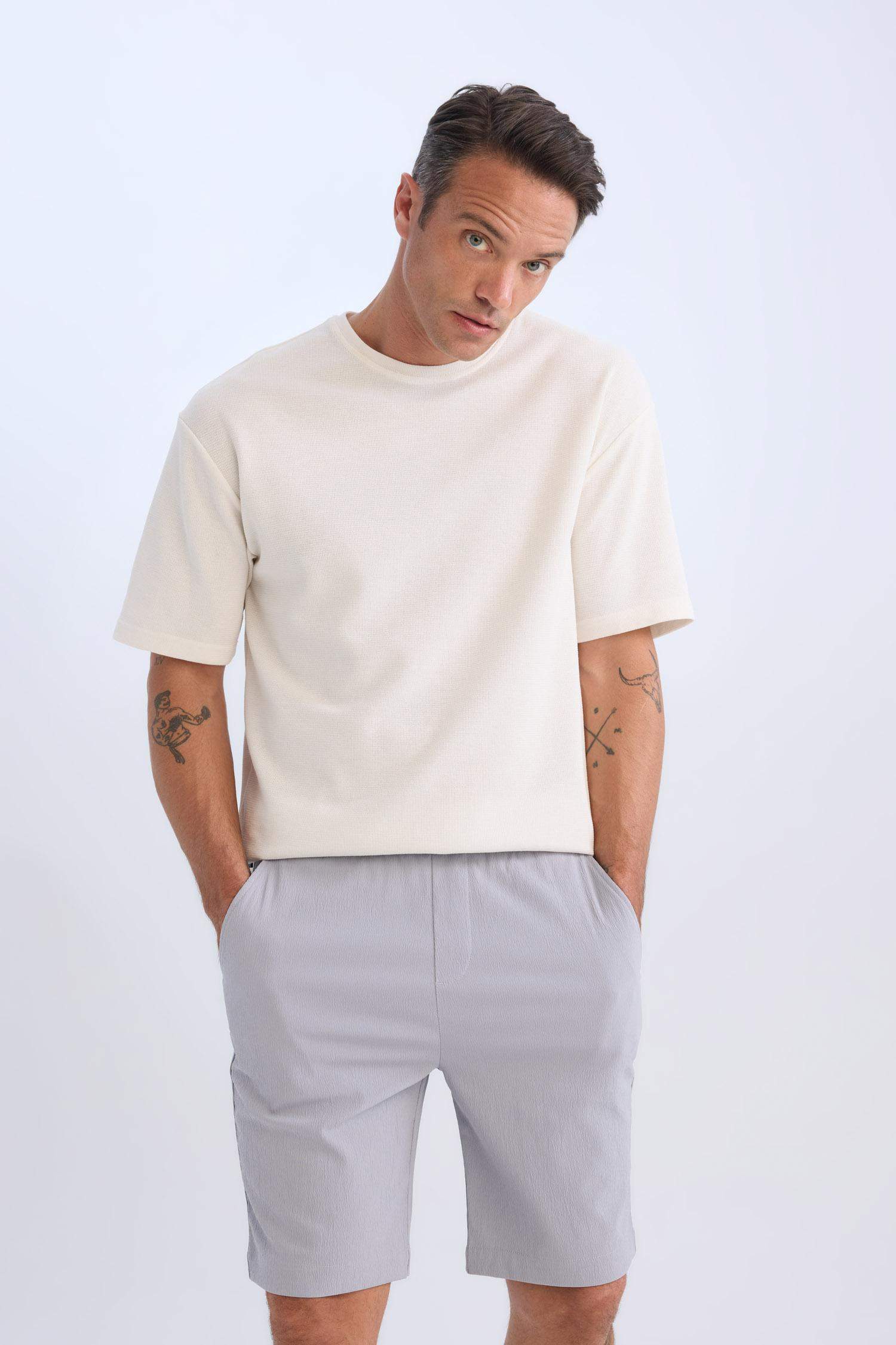 Regular Fit Bermuda Shorts