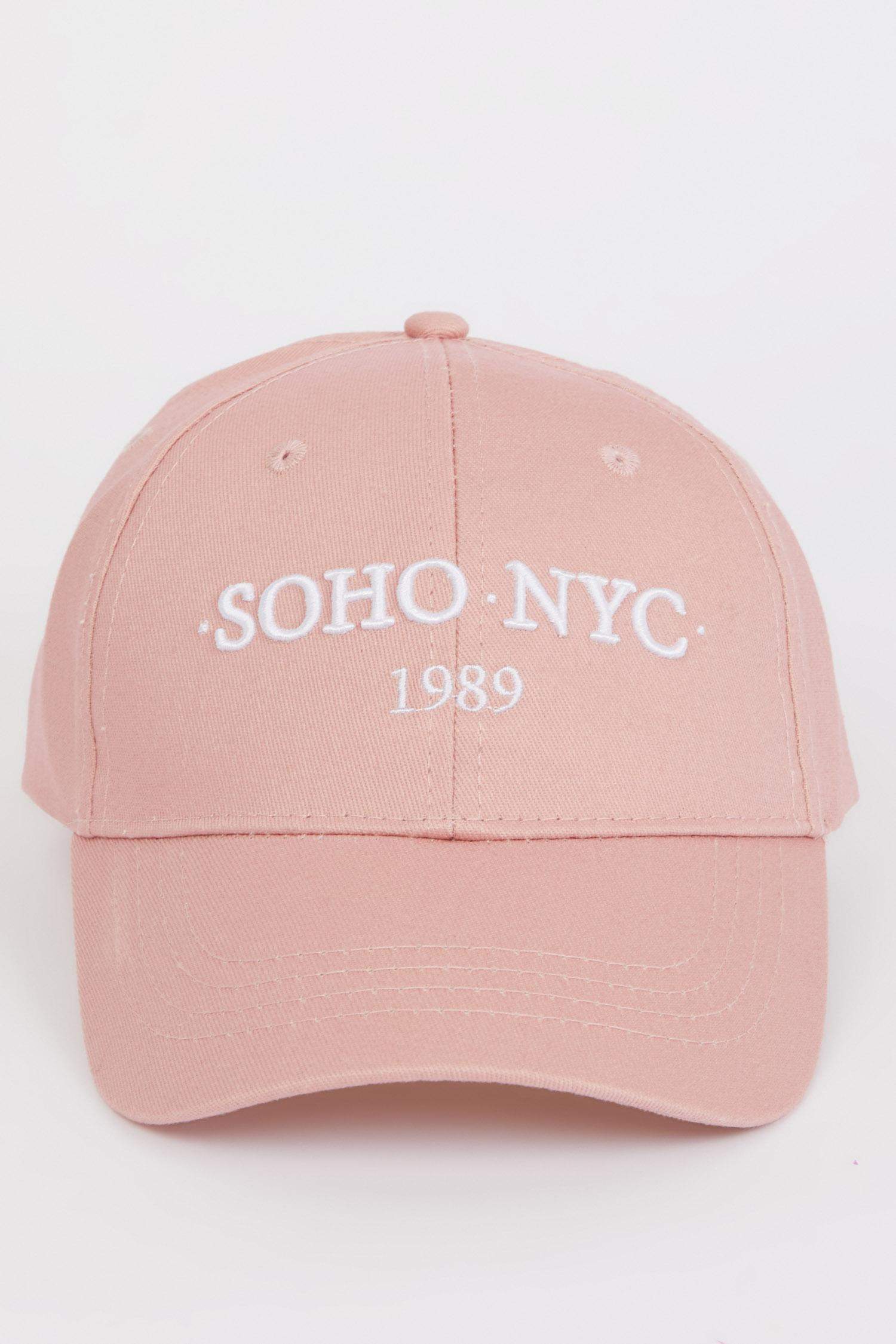 Kadın Etiket Baskılı Dokuma Beyzbol Basketbol Şapkası