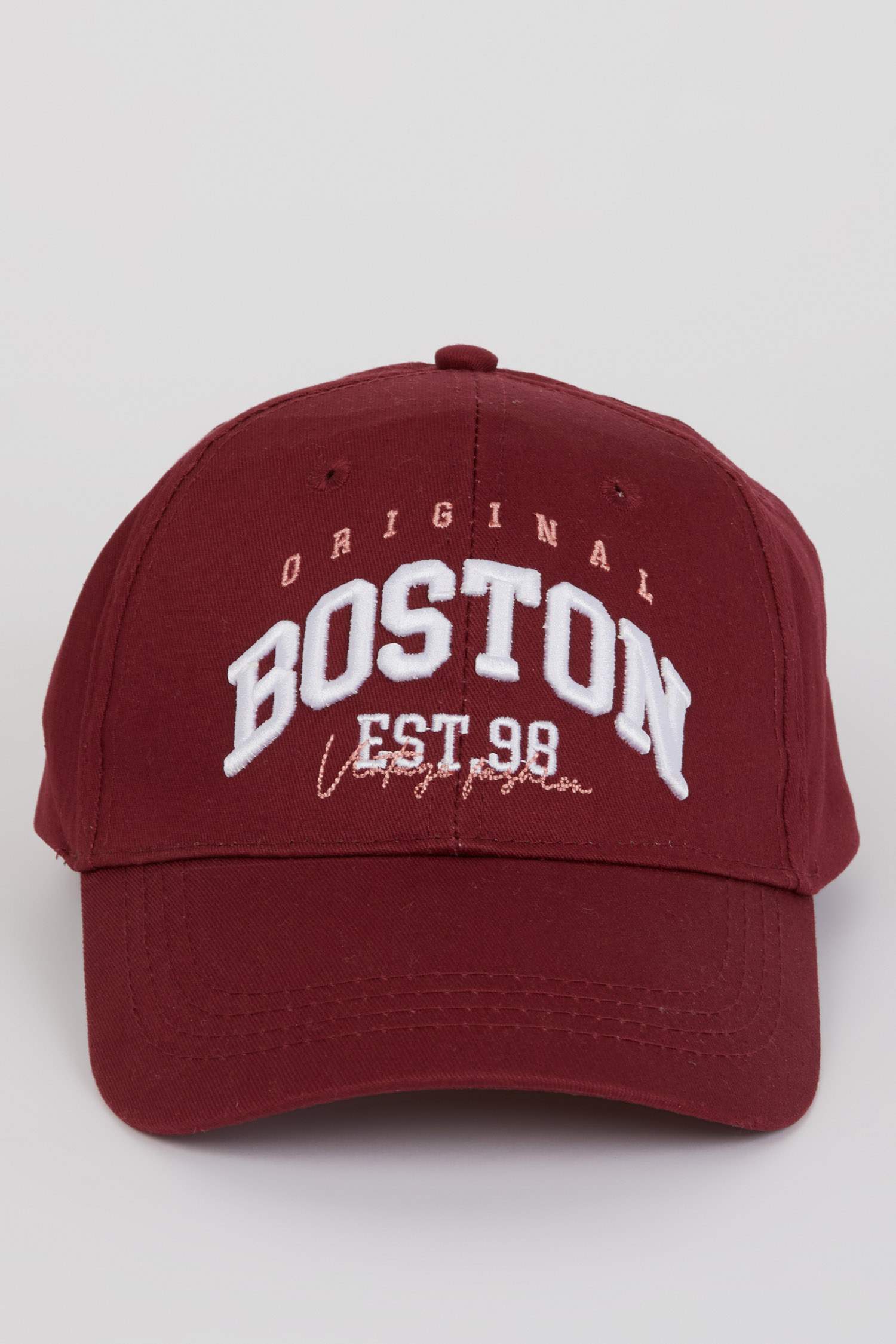 Kadın Etiket Baskılı Dokuma Beyzbol Basketbol Şapkası