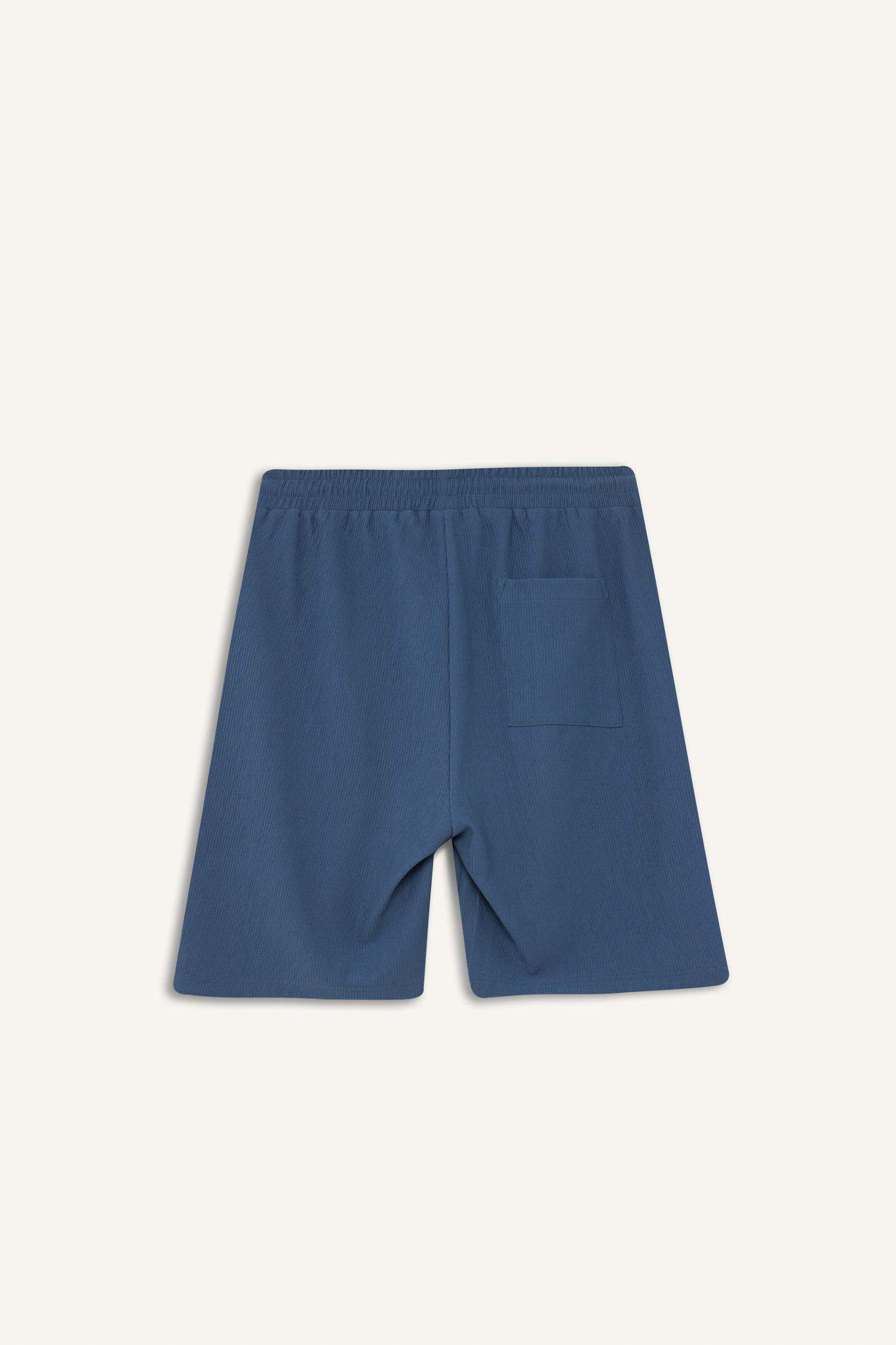 Regular Fit Düz Paça Şort