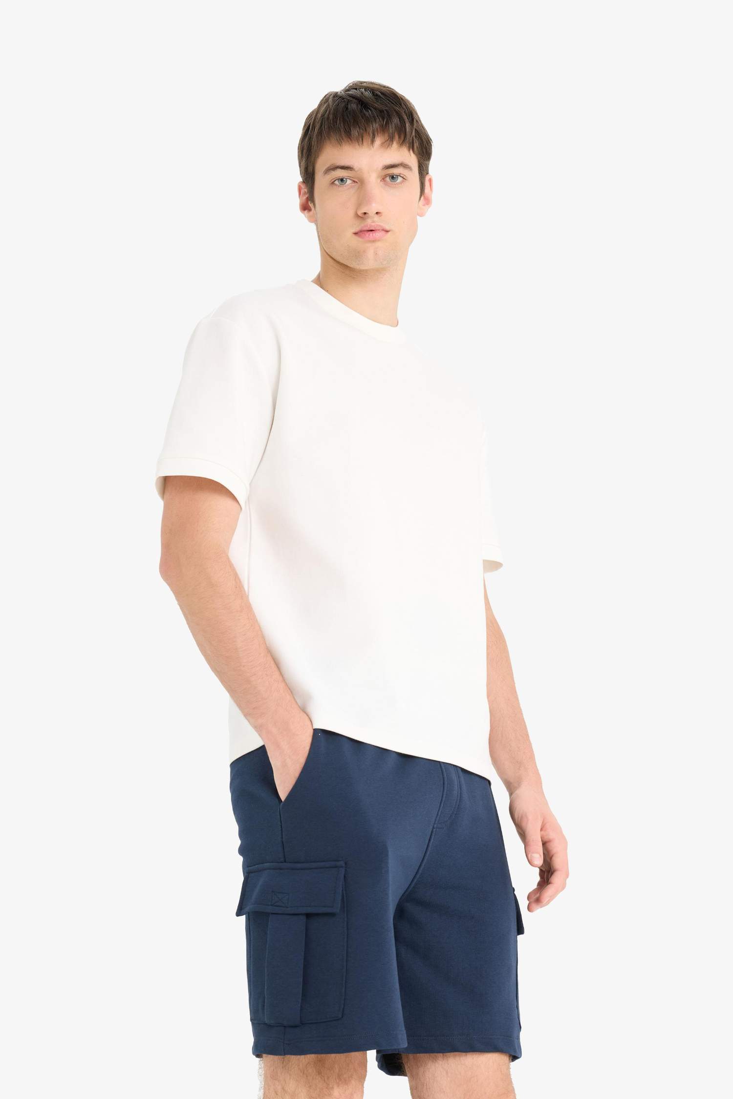 شورت كارجو قصة عادية بجيب