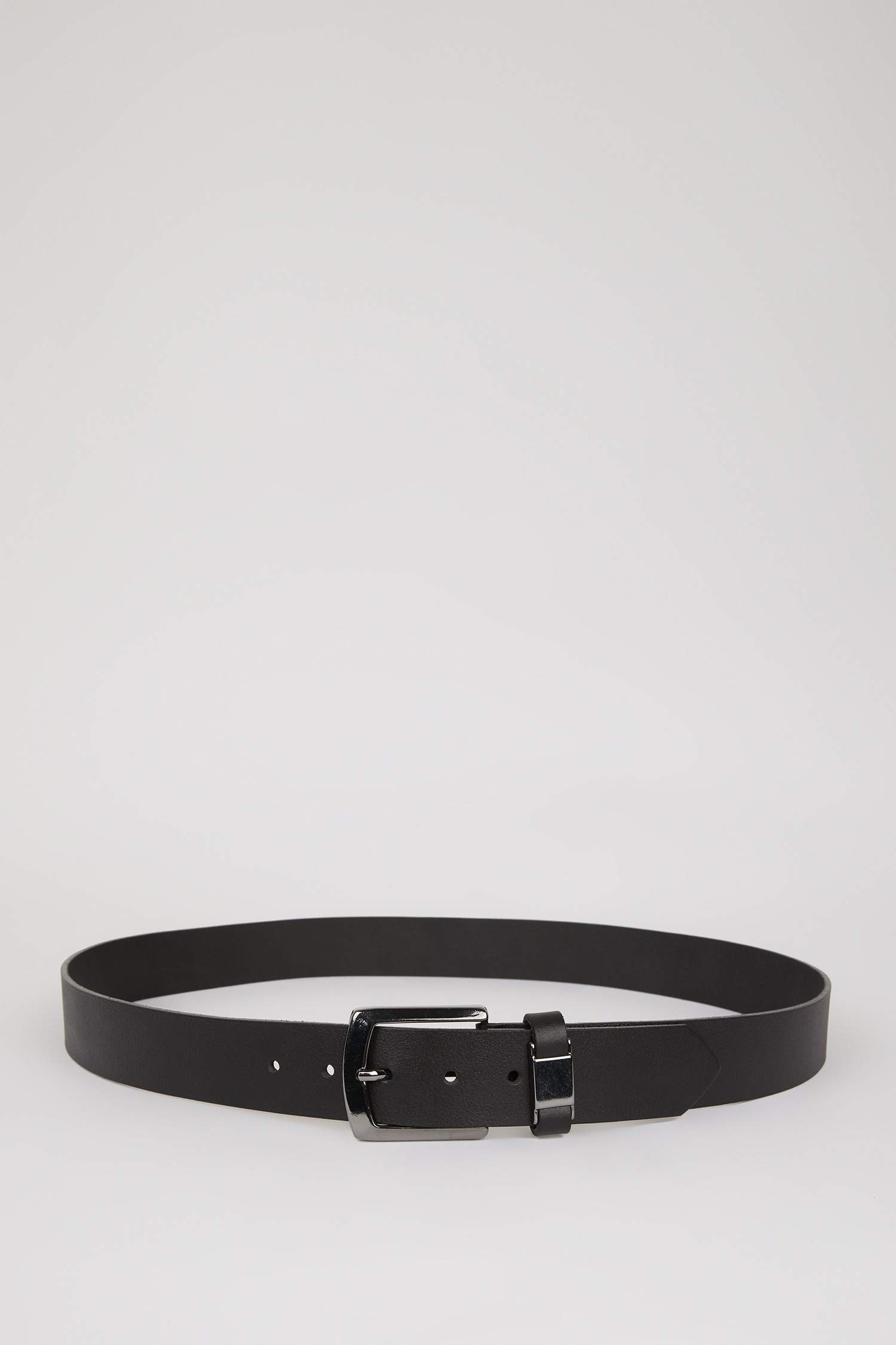 Man Christmas Themed Leather Casual Belt