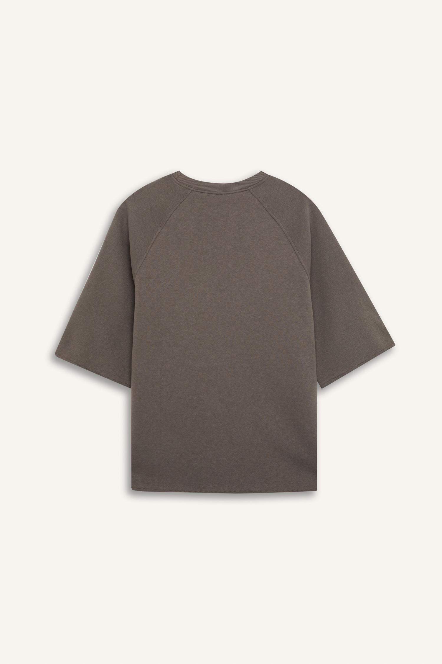 Oversize Fit Crew Neck Casual Sweatshirt