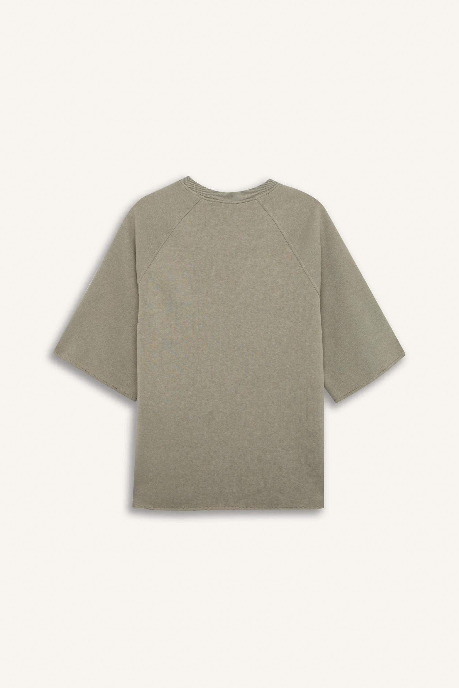 үлкен пішім дөңгелек жаға Свитер