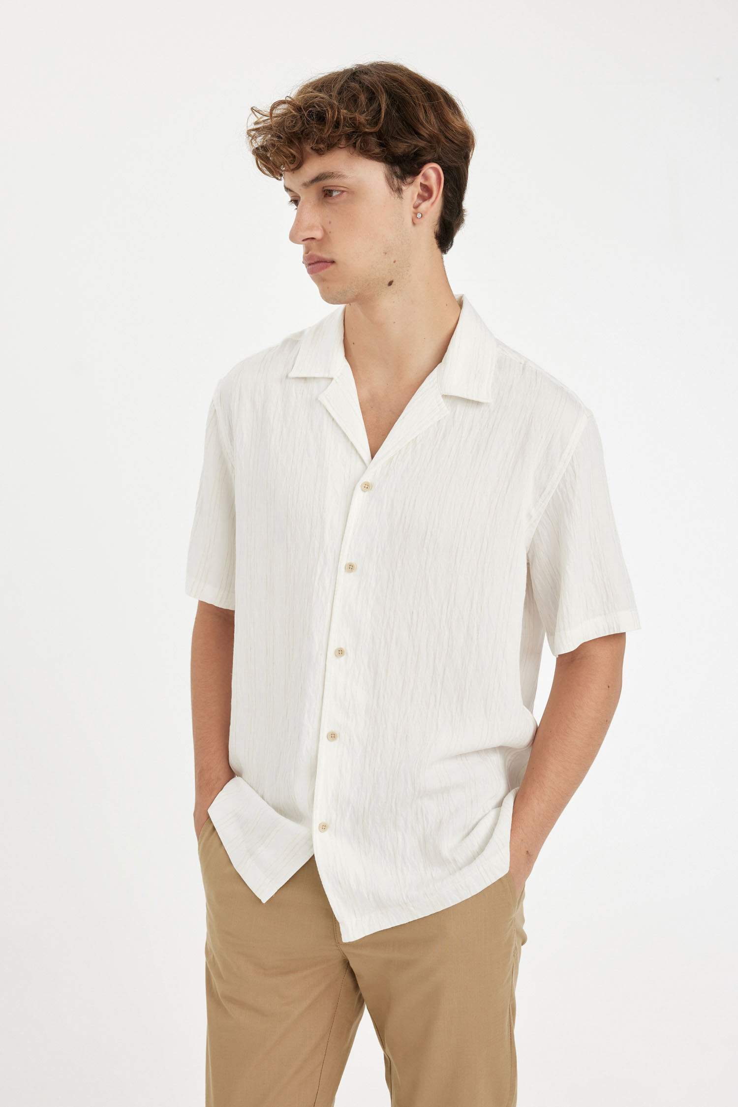 Chemise à manches courtes Coupe régulière