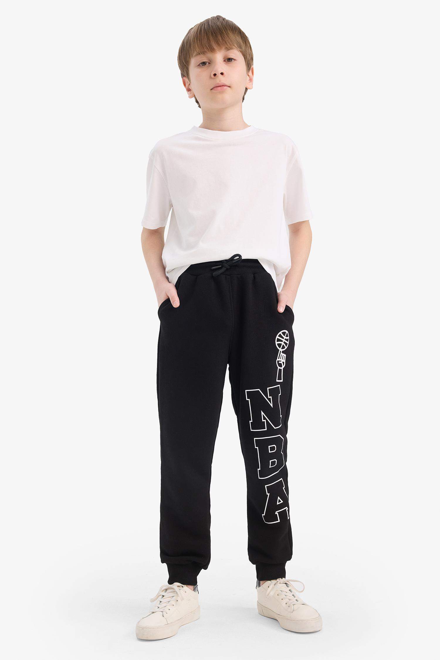 Boy NBA Wordmark Elastic Waist Sweatpants