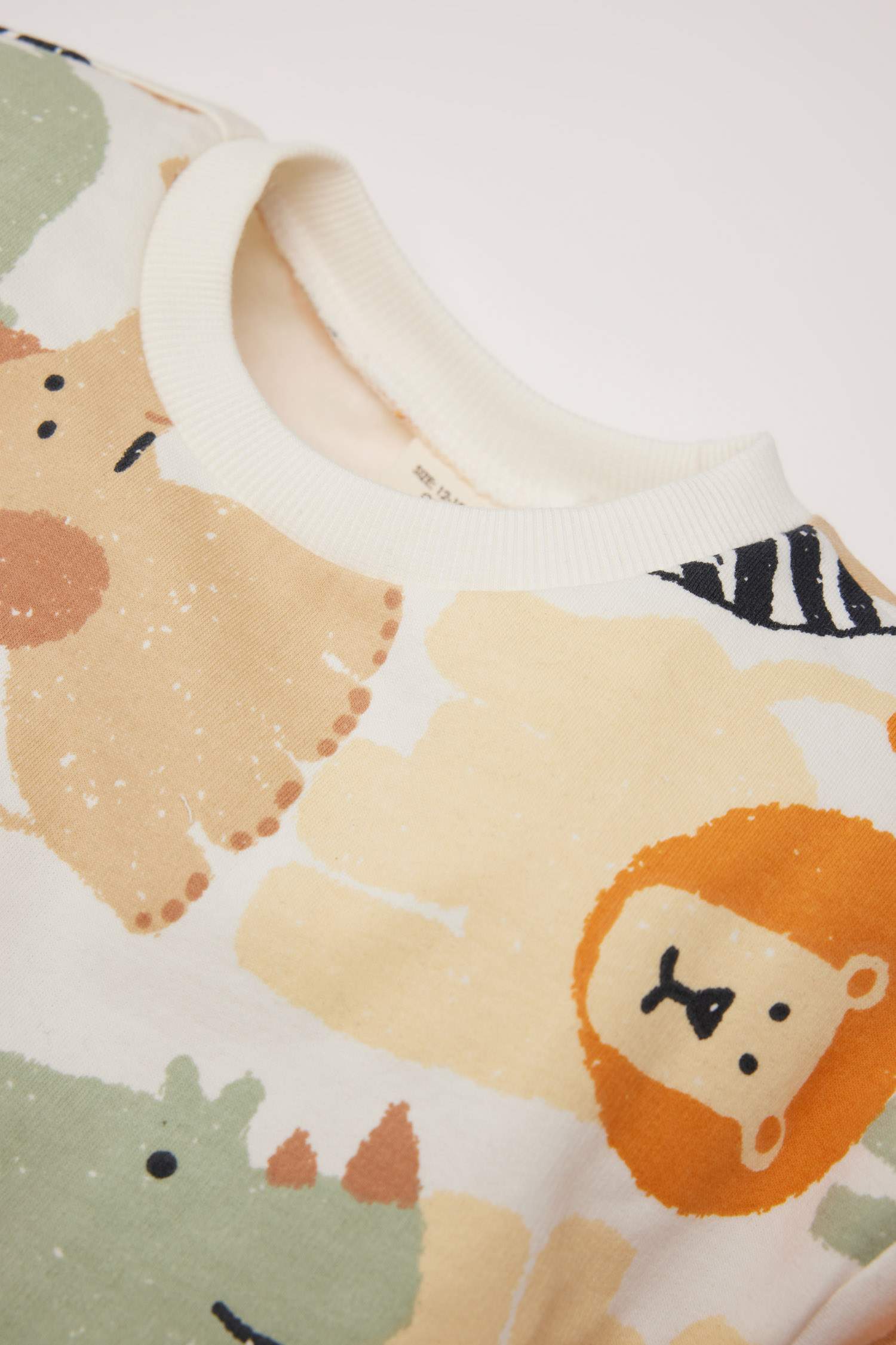 سويت شيرت ولادي قصة عادية بياخة مستديرة