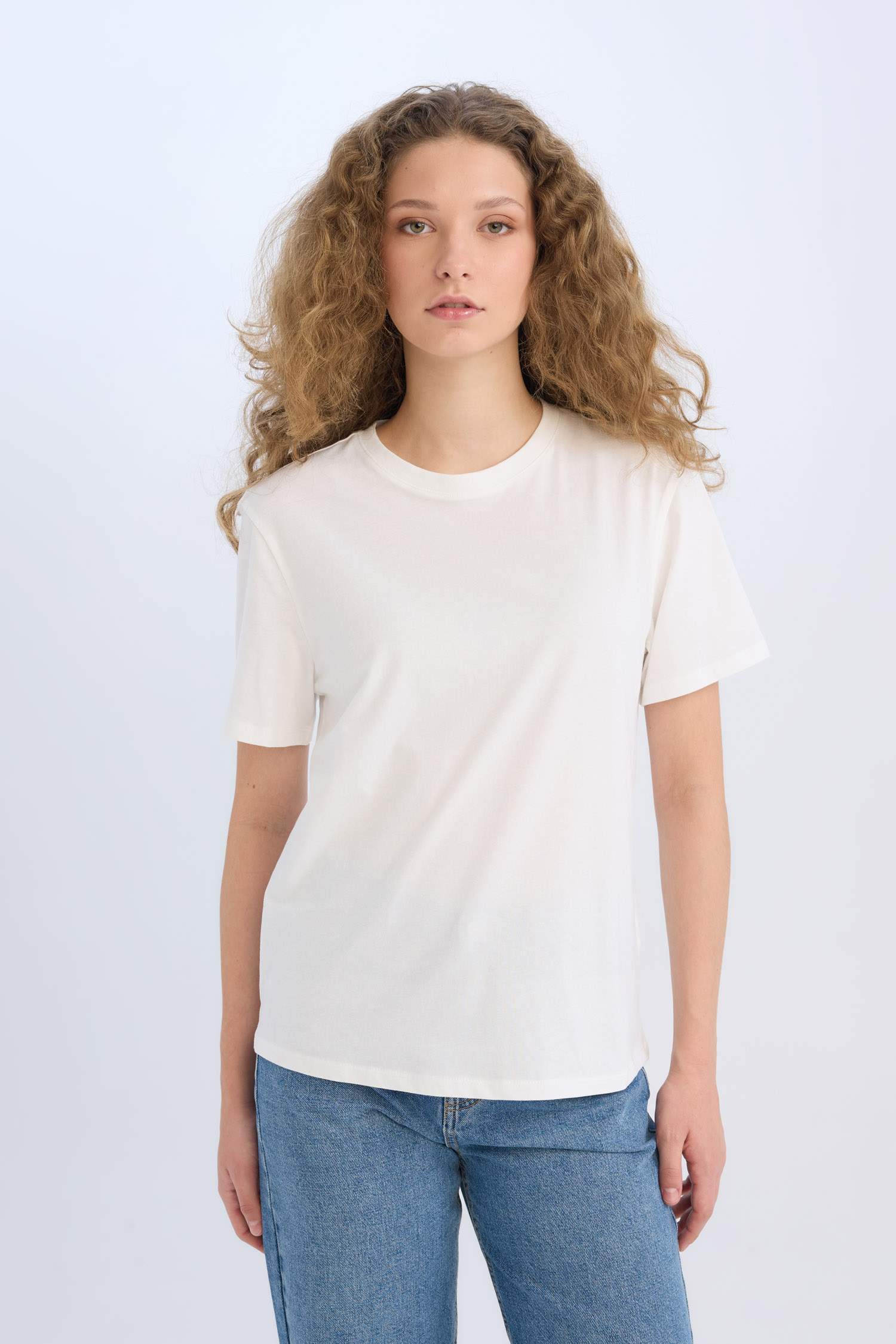 Regular Fit Crew Neck Short Sleeve T-Shirt