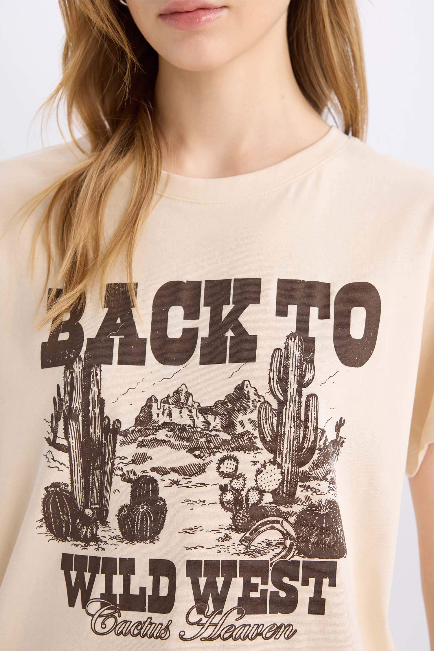 Regular Fit Crew Neck Printed T-Shirt