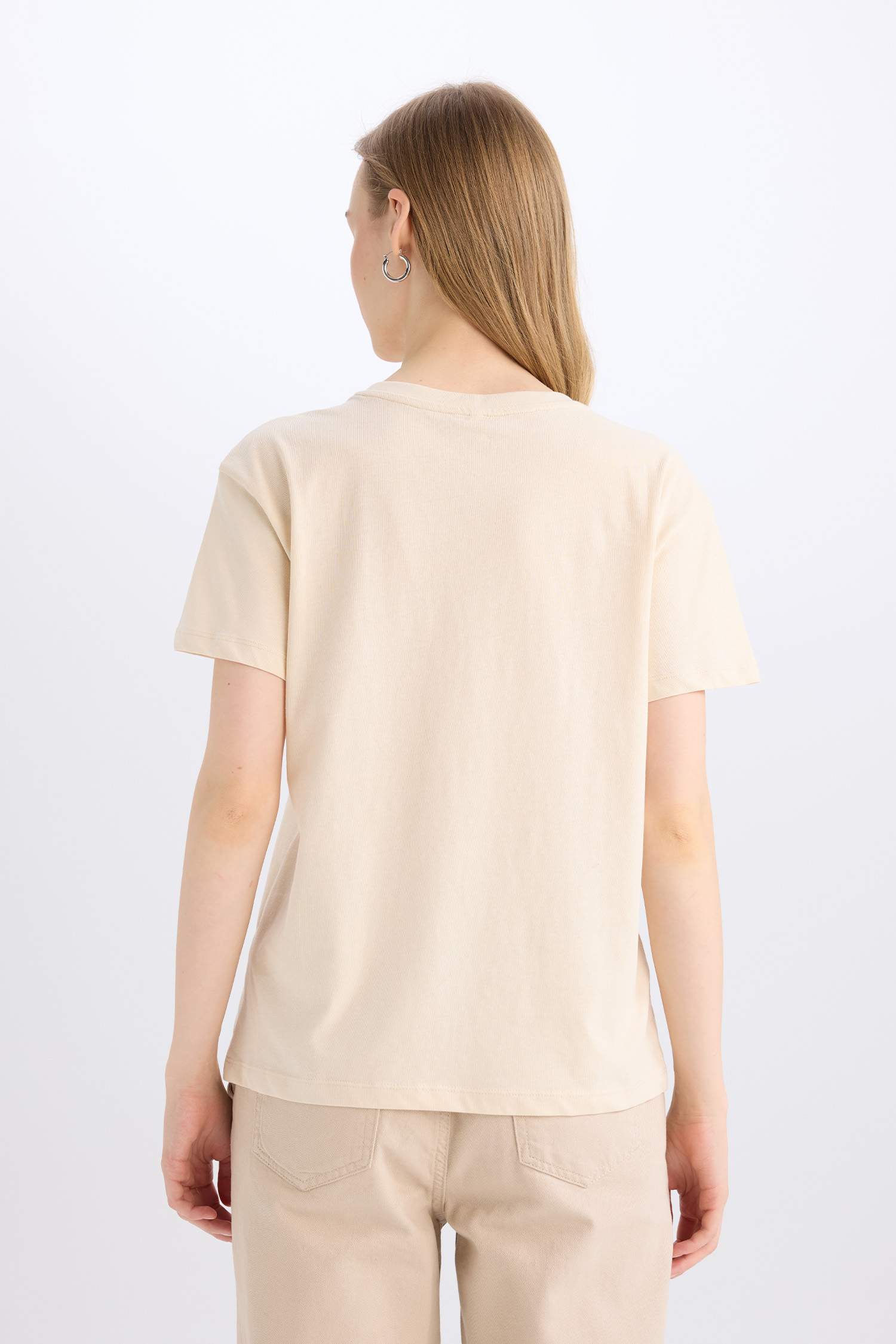 Regular Fit Crew Neck Printed T-Shirt