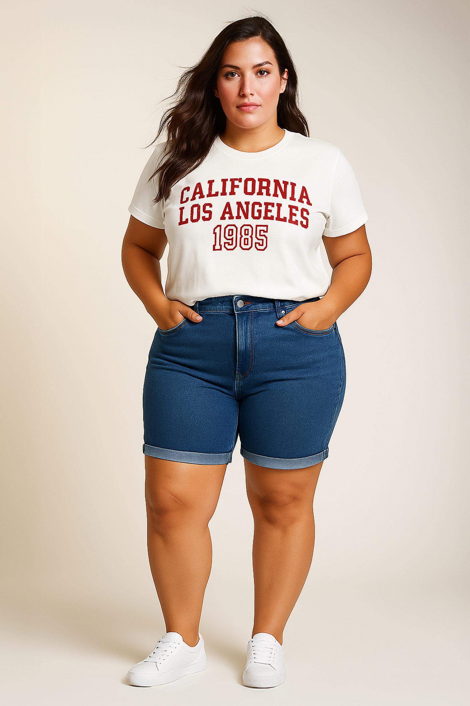 Oversize Fit Crew Neck Short Sleeve T-Shirt