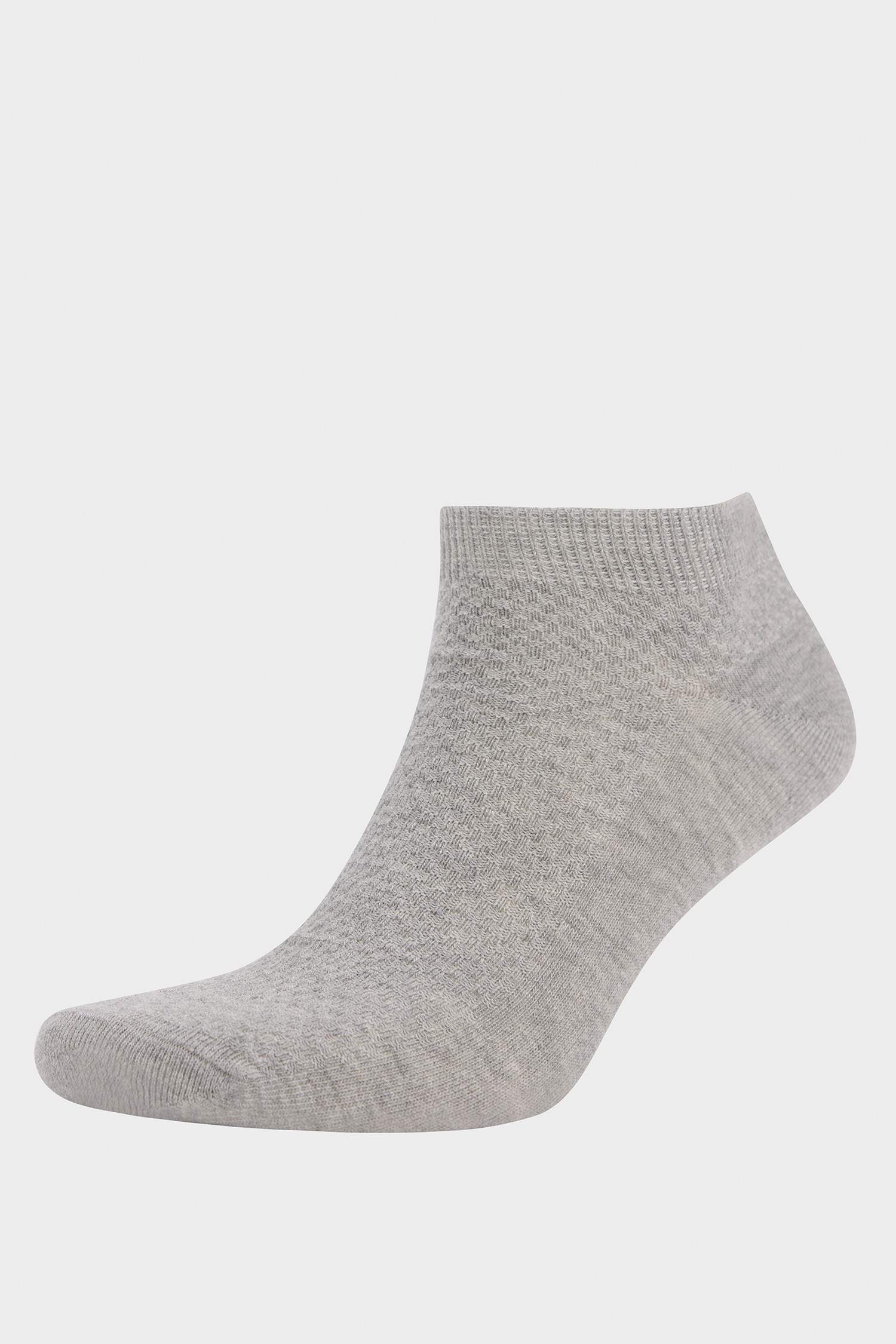 Erkek 3'lü Pamuklu Patik Çorap