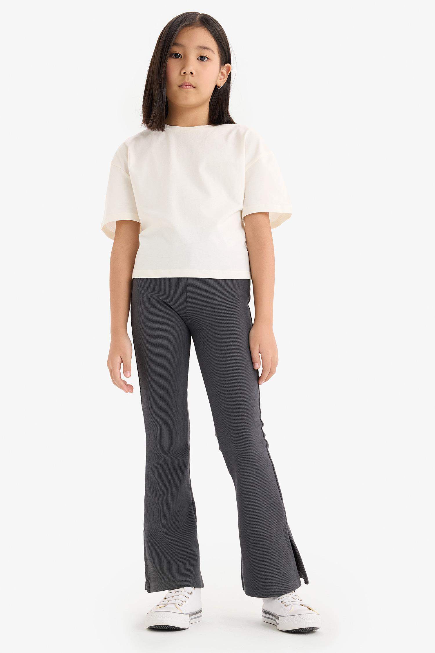 Girl Ribbed Camisole Spanish Leg Long Leggings