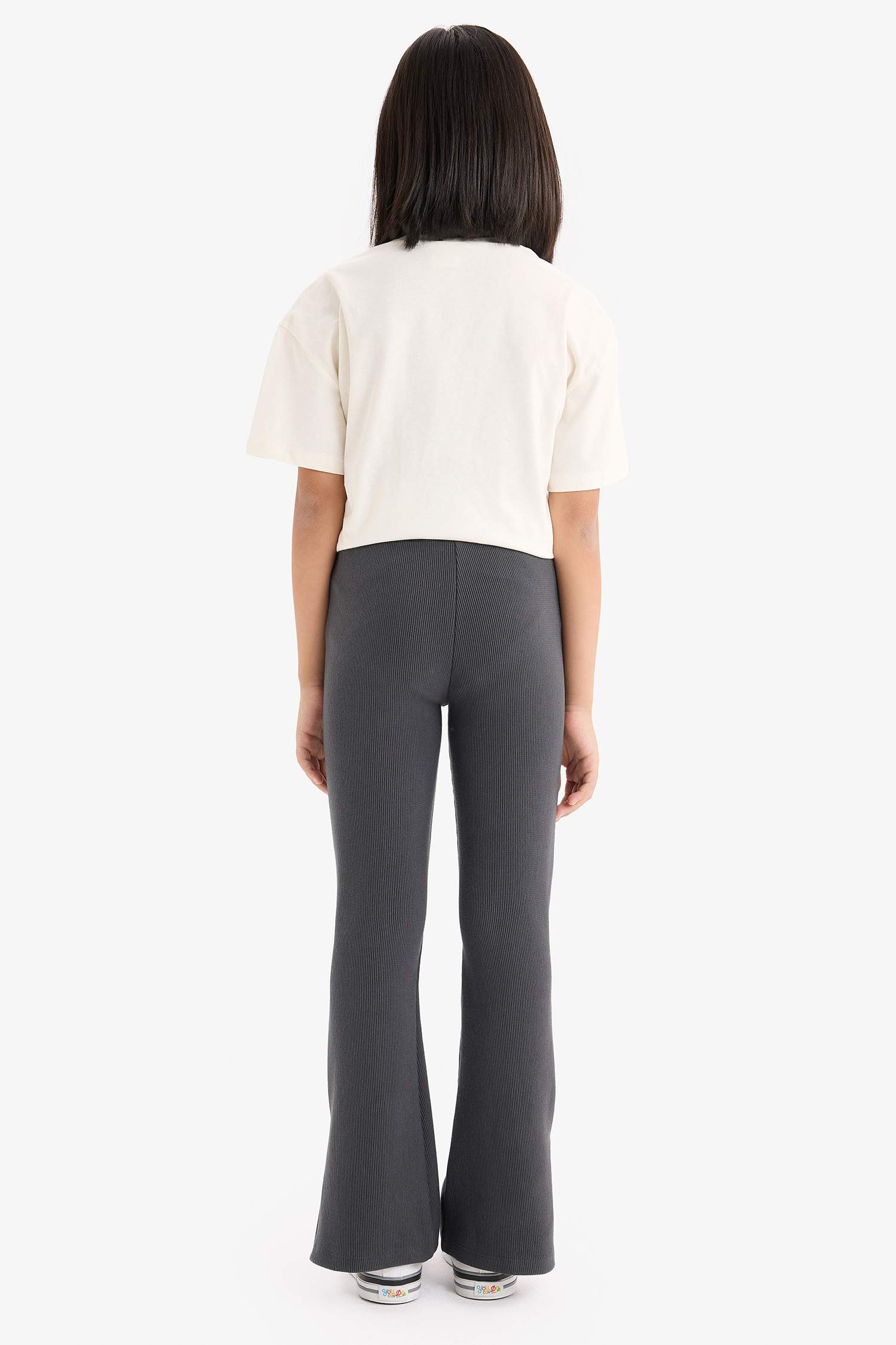 Girl Ribbed Camisole Spanish Leg Long Leggings