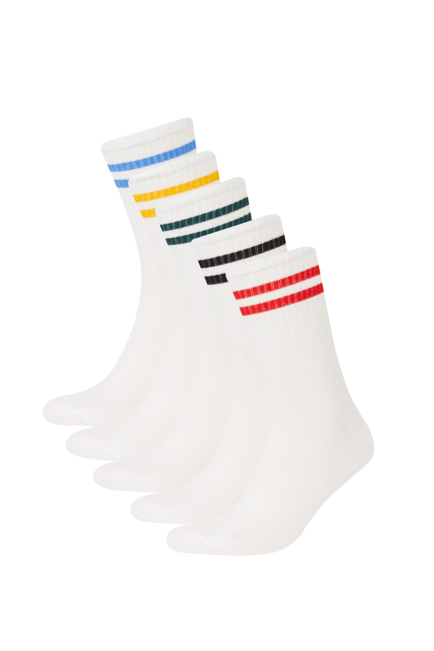 Lot de 5 paires de Chaussettes longues en coton pour homme