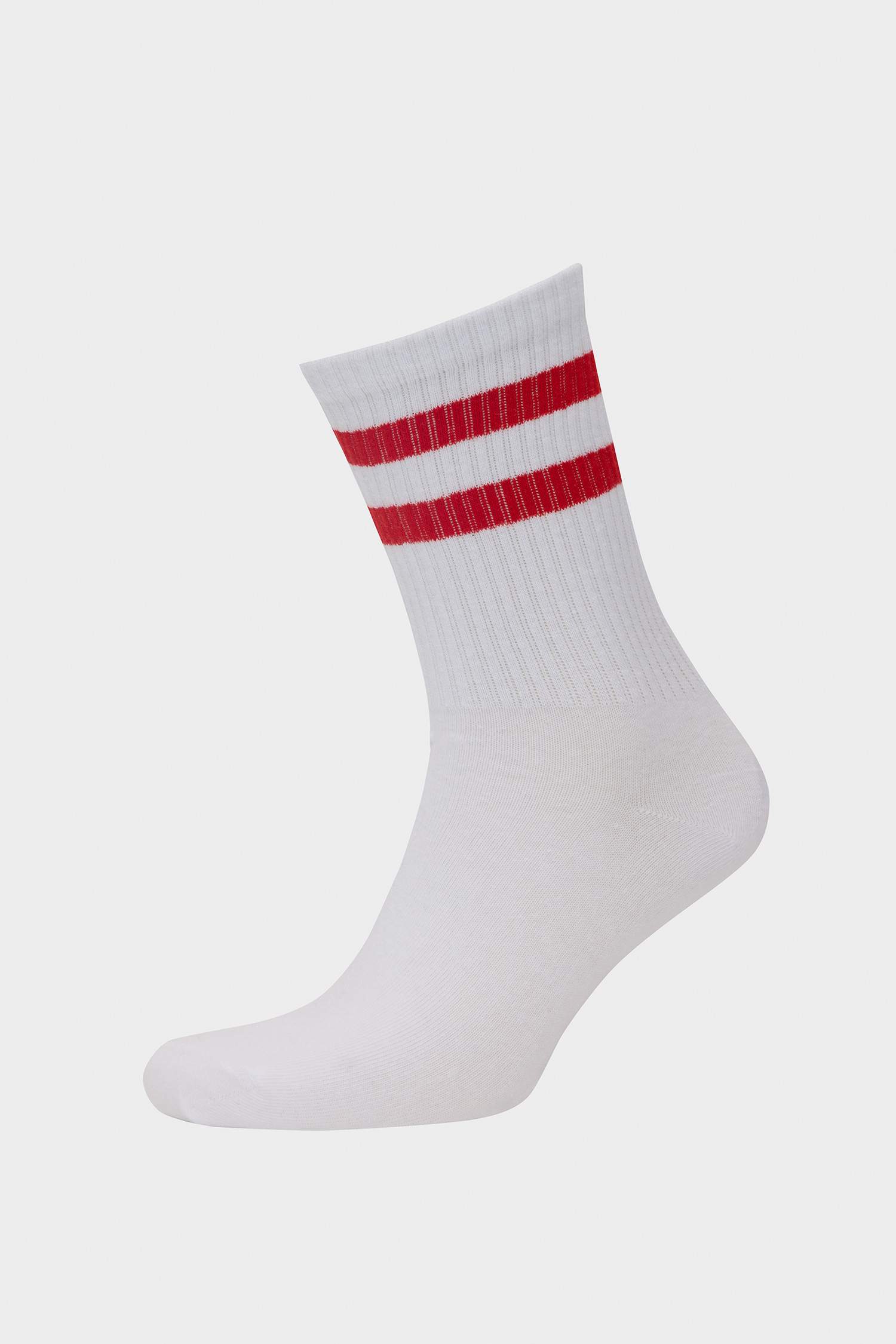 Erkek Rahat Lastikli 3'lü Pamuklu Uzun Çorap