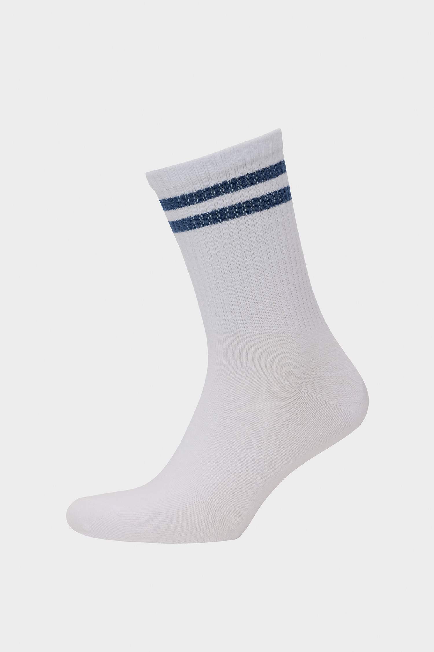 Erkek Rahat Lastikli 3'lü Pamuklu Uzun Çorap