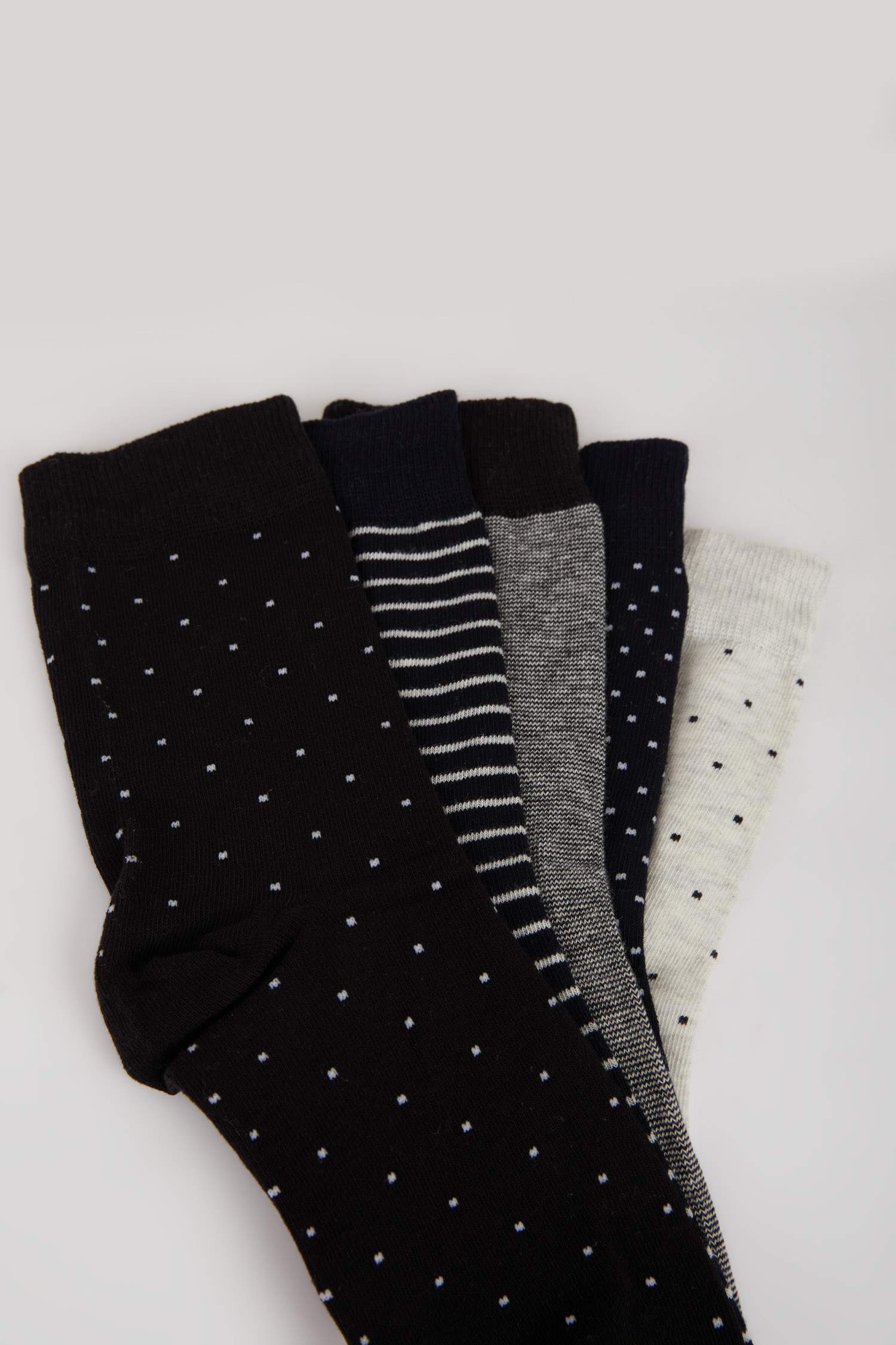 Man 5 Piece Cotton Long Socks
