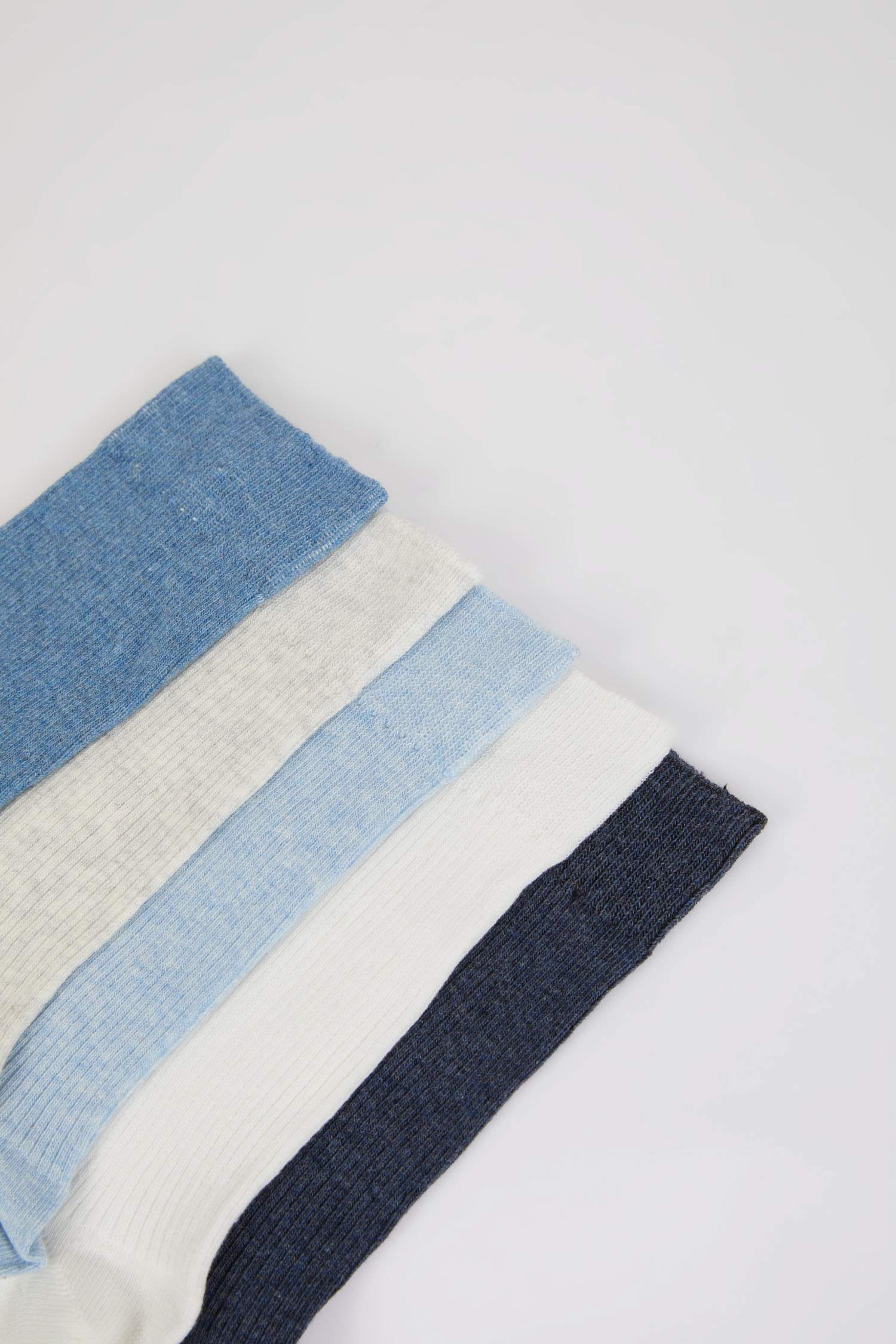 Erkek Rahat Lastikli 5'li Pamuklu Uzun Çorap