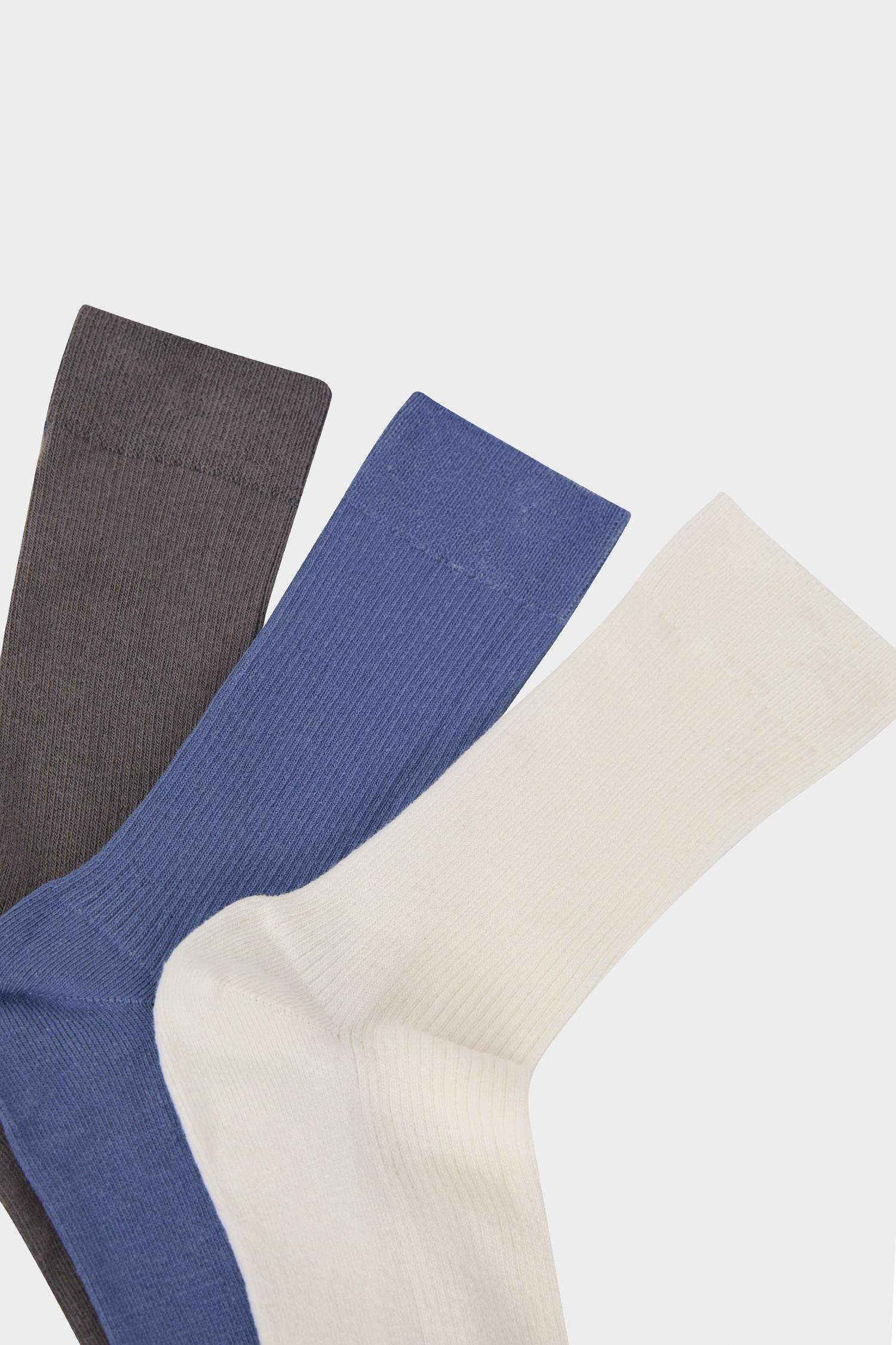 جوارب طويلة قطن - 3 قطع