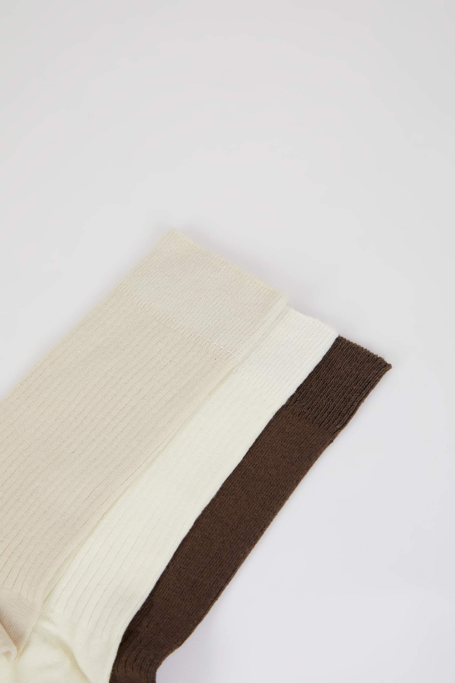 جوارب طويلة قطن - 3 قطع