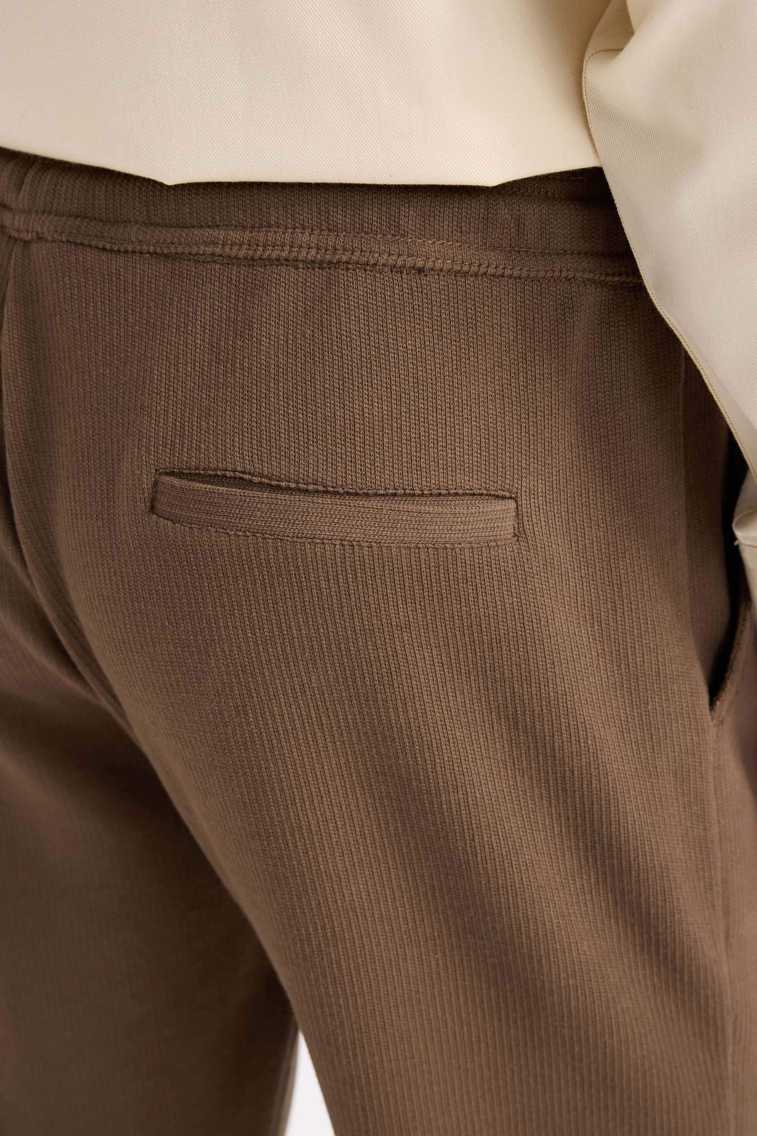 Regular Fit Eşofman Altı Beli Bağcıklı Cep Detaylı Düz Paça