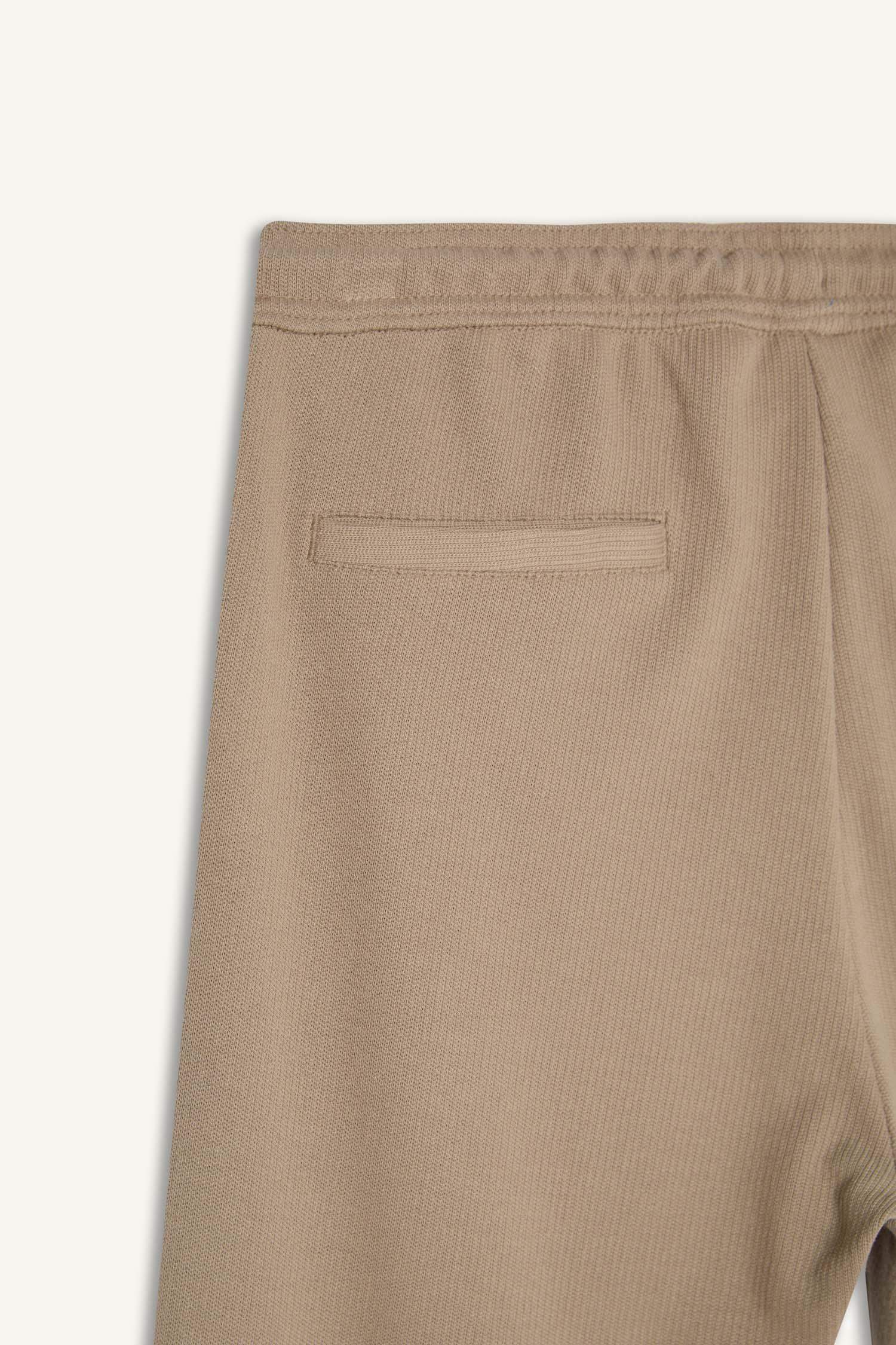 Regular Fit Eşofman Altı Beli Bağcıklı Cep Detaylı Düz Paça