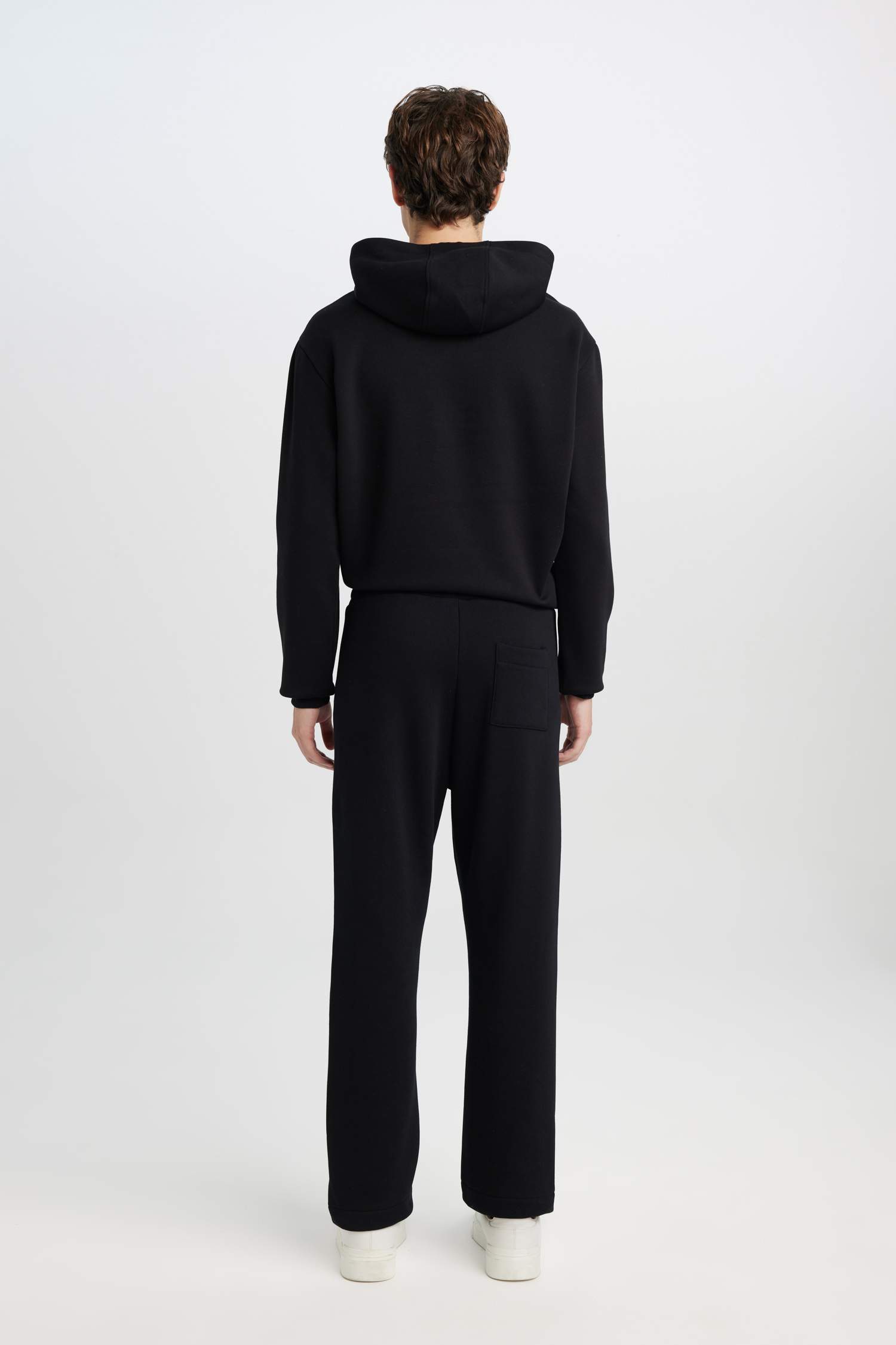 Regular Fit Eşofman Altı Beli Lastikli Basic Düz Cepli Düz Paça