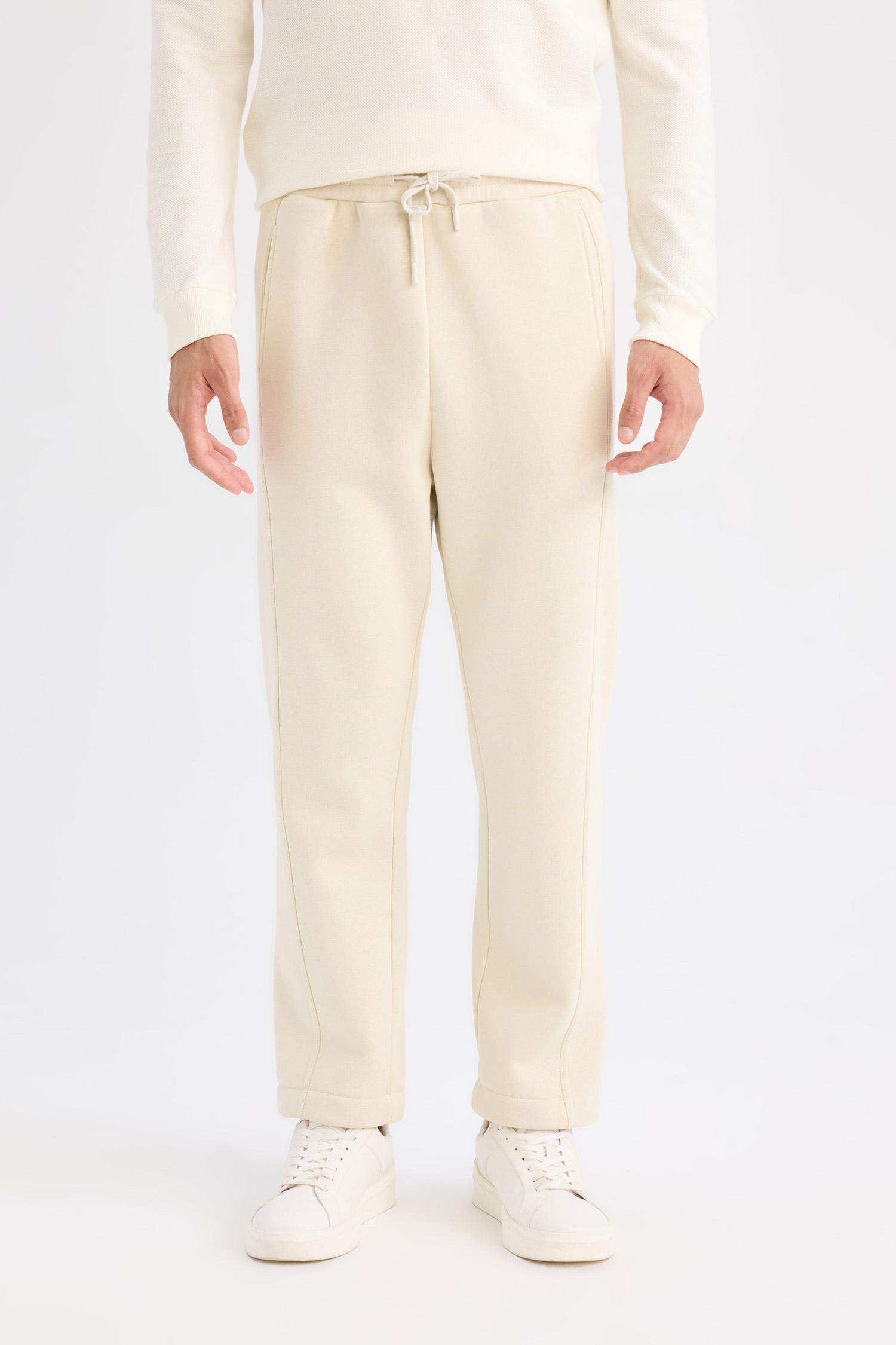 Штаны стандартного кроя с резинкой на талии