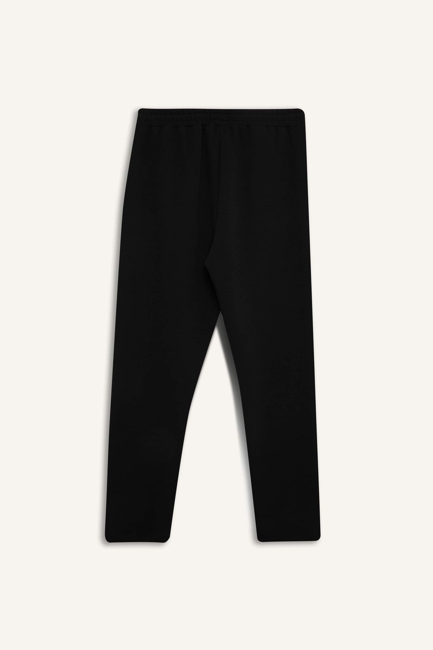 بنطلون سويت بانتس اسود رياضي تويل سليم فيت