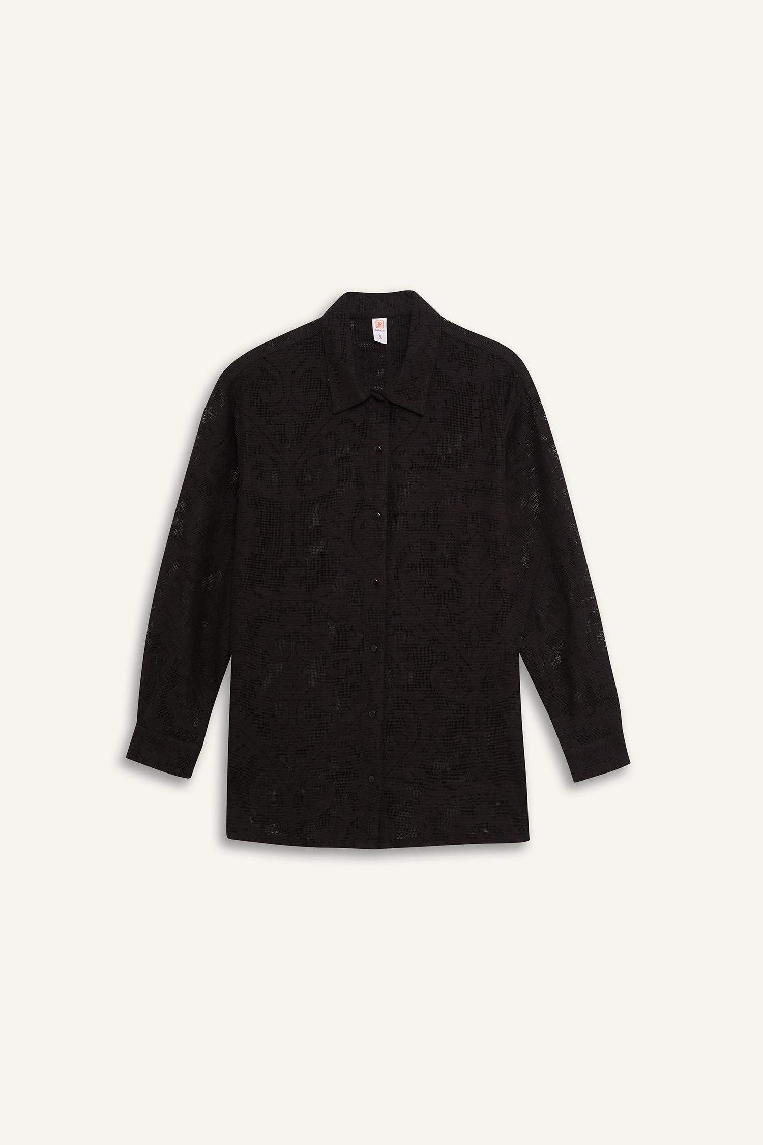  Fall in Love قميص بحر دانتيل قصة عادية من