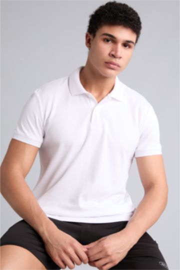 DeFacto Kırışmaz Slim Fit Kısa Kollu Polo Tişört