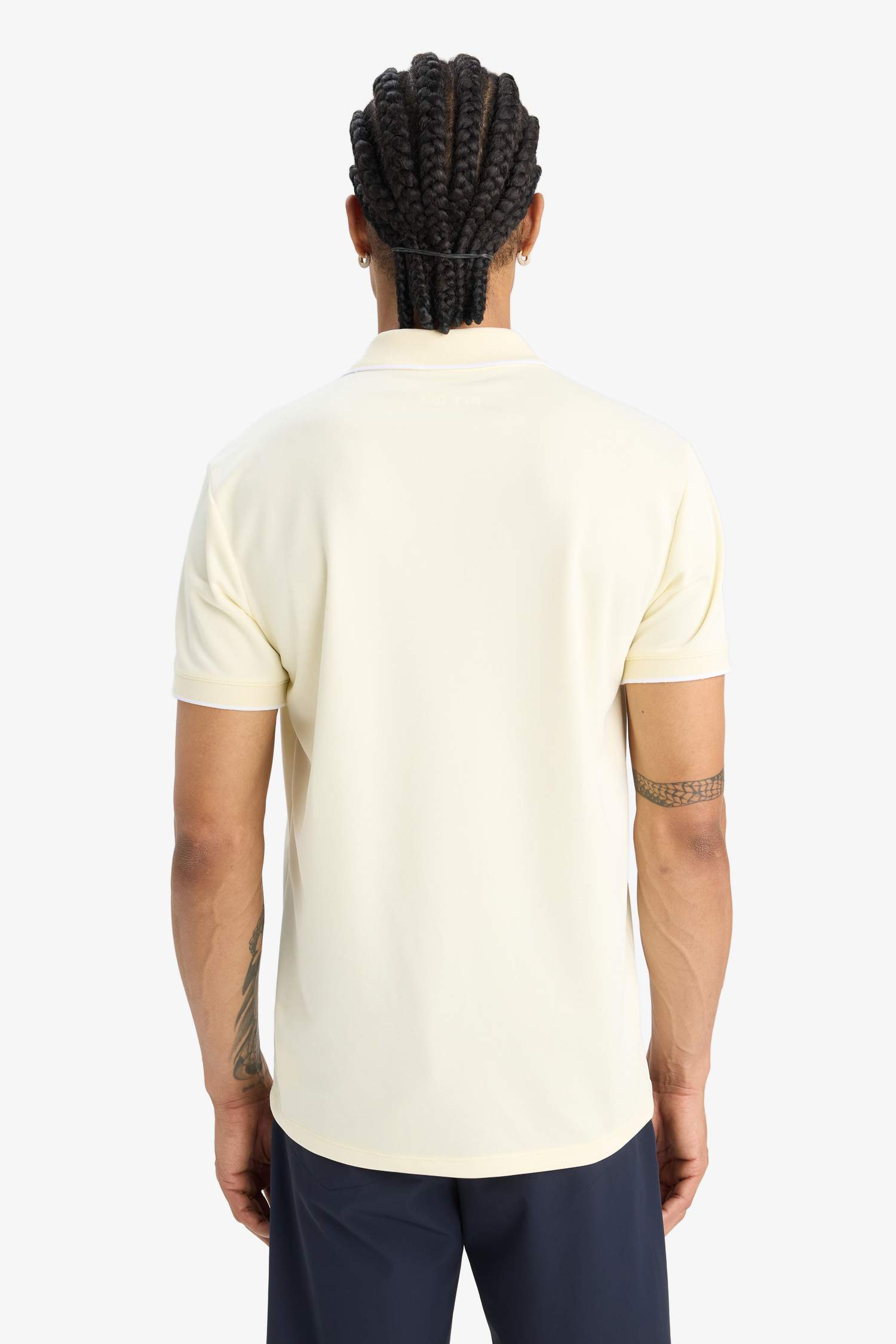 Slim Fit Dar Kesim Polo Yaka Sporcu Kısa Kollu Pike Tişört