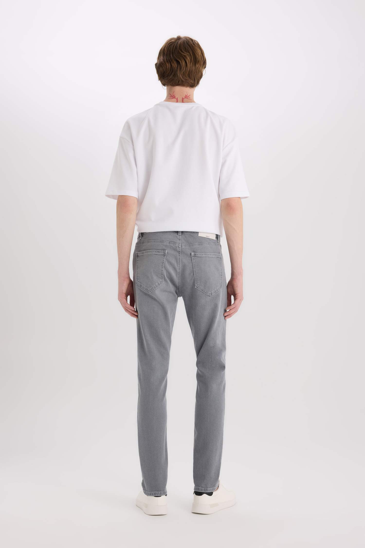 Pedro Slim Fit Dar Kalıp Normal Bel Dar Paça Jean Pantolon