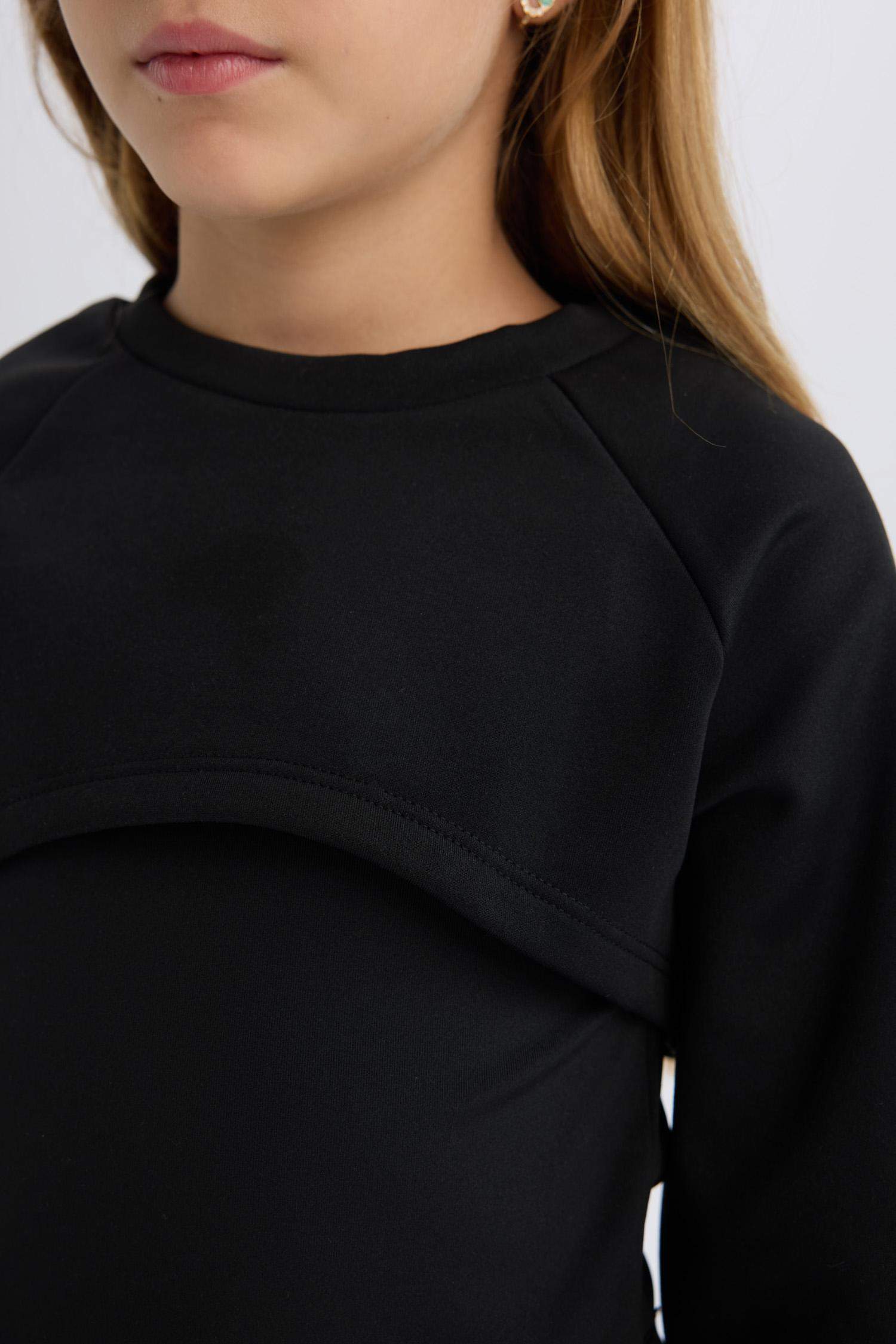 Girl Relax Fit Crew Neck Sweatshirt