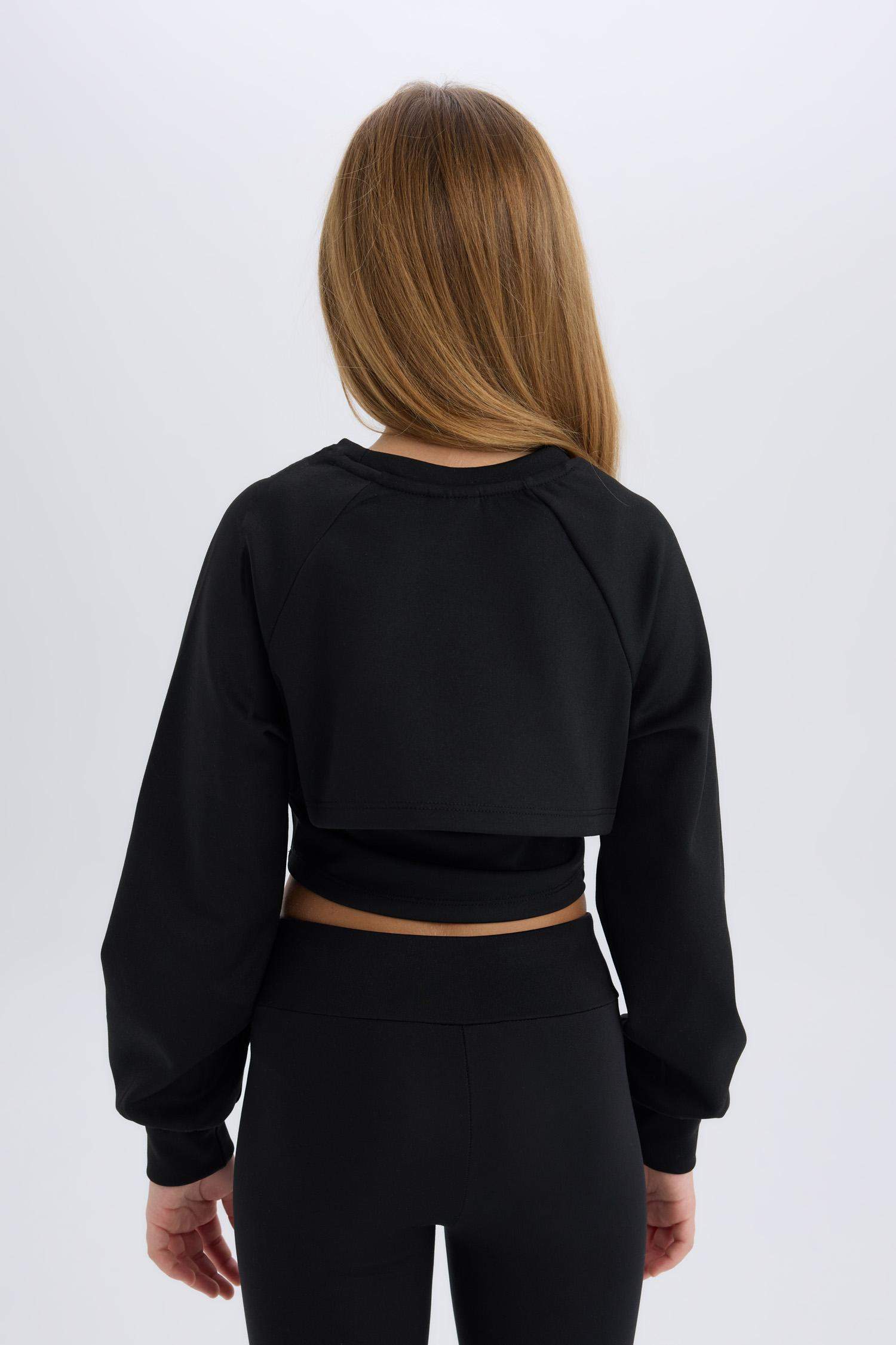 Girl Relax Fit Crew Neck Sweatshirt