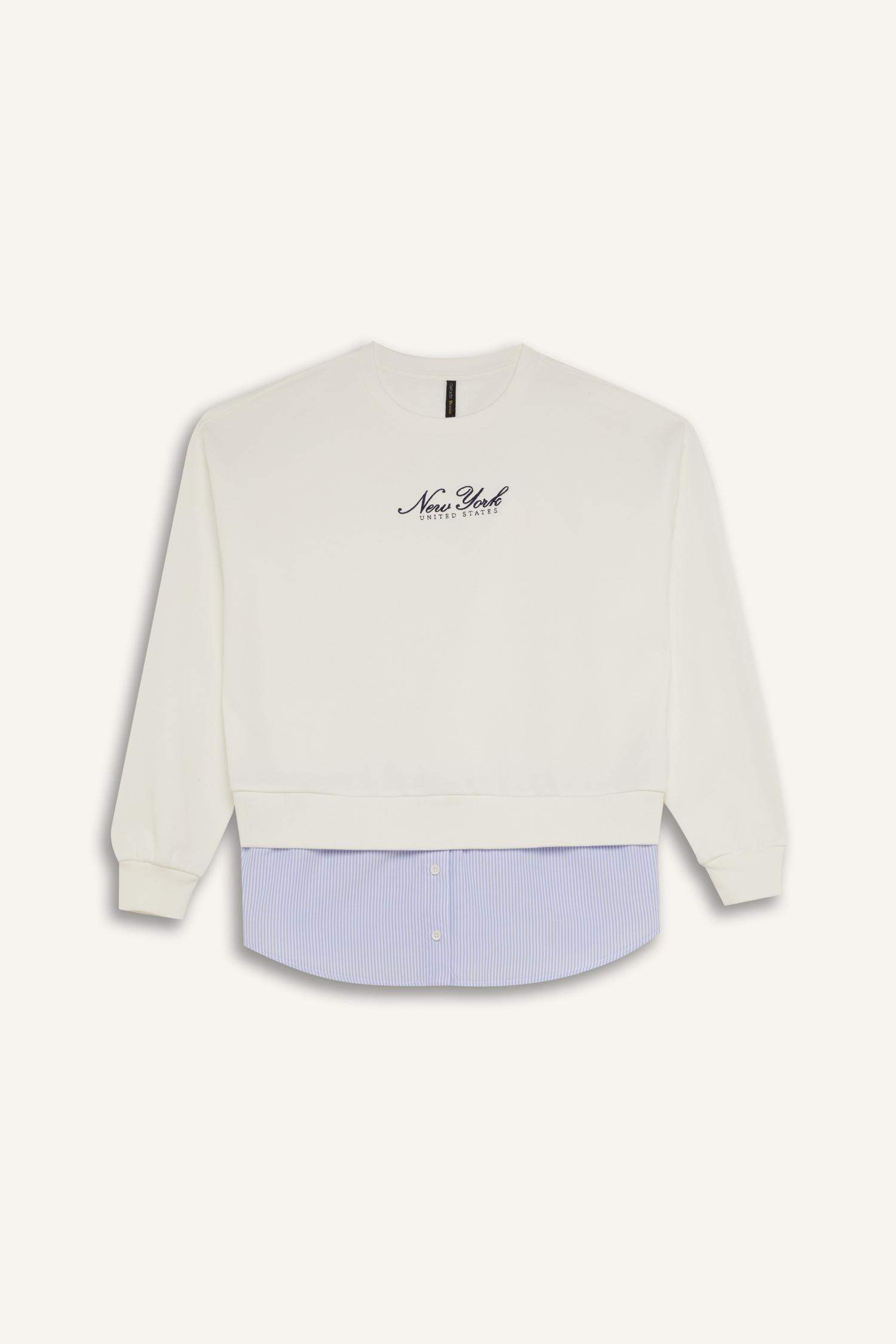 релакс пішімі қала с мойын Свитер